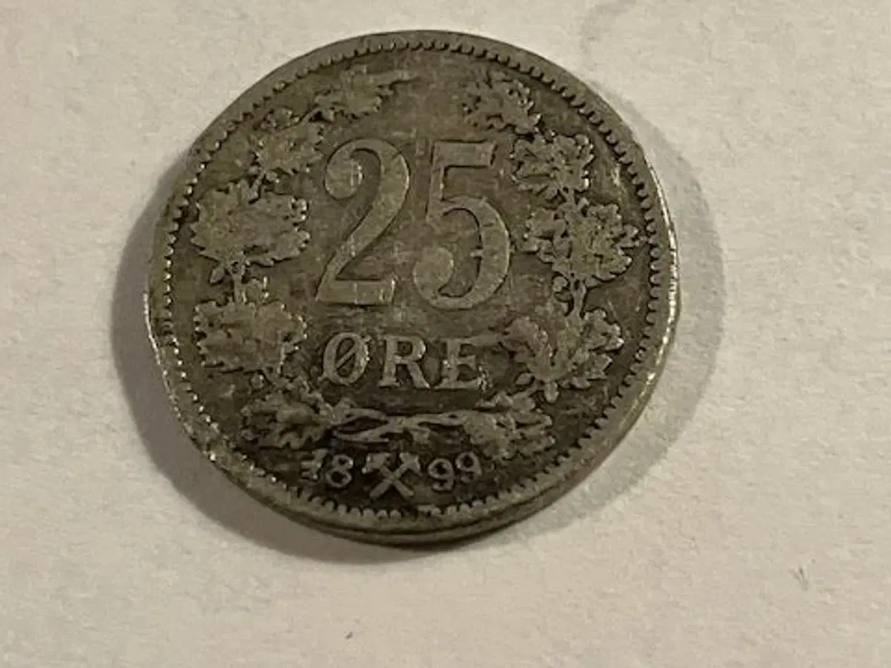 Billede 1 - 25 øre 1899 Norge