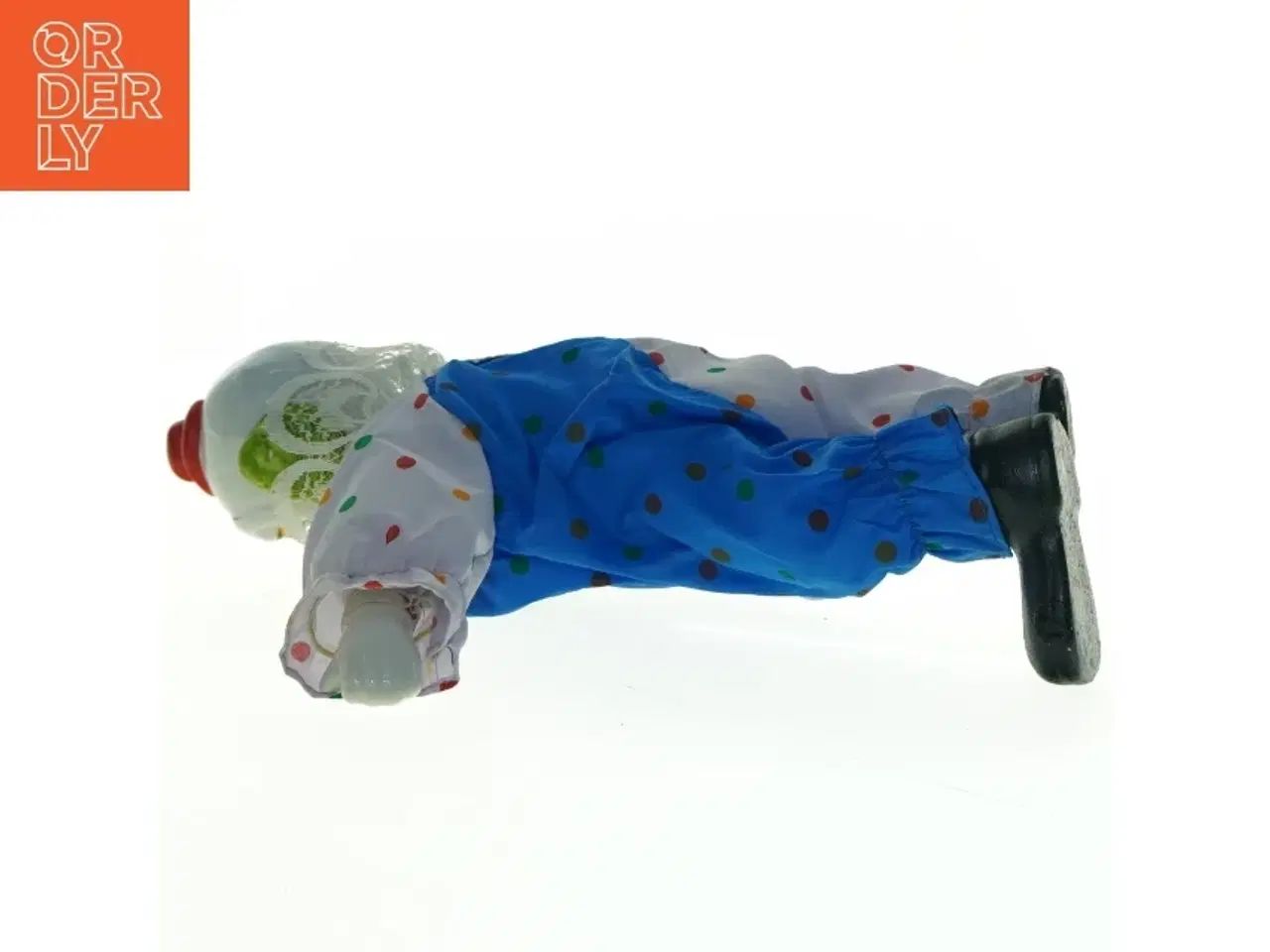 Billede 4 - Porcelænsklovn med prikket tøj (str. 29 x 20 cm)