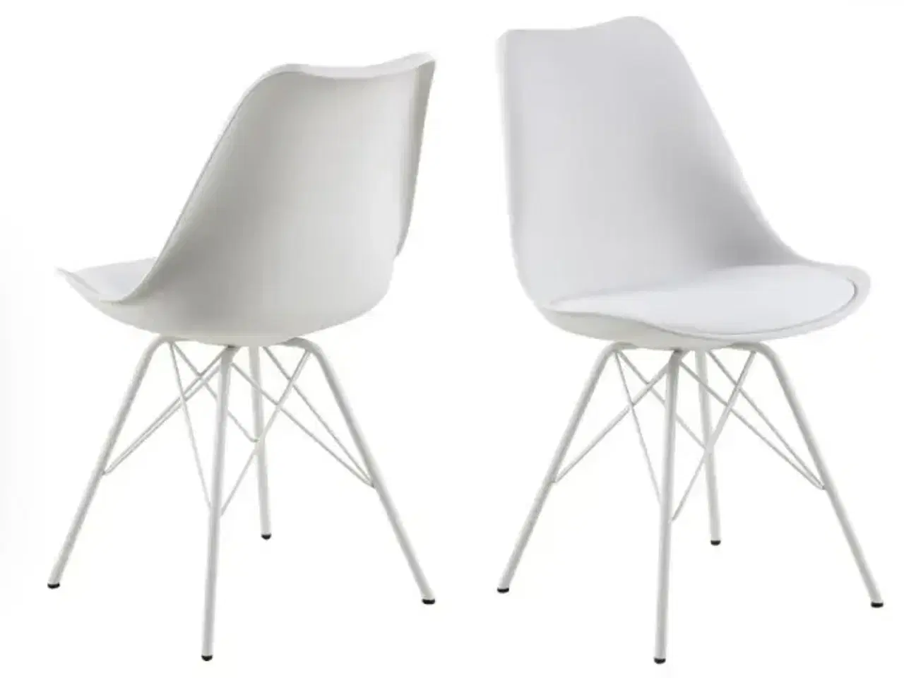 Billede 1 - Hvide stole 8 stk