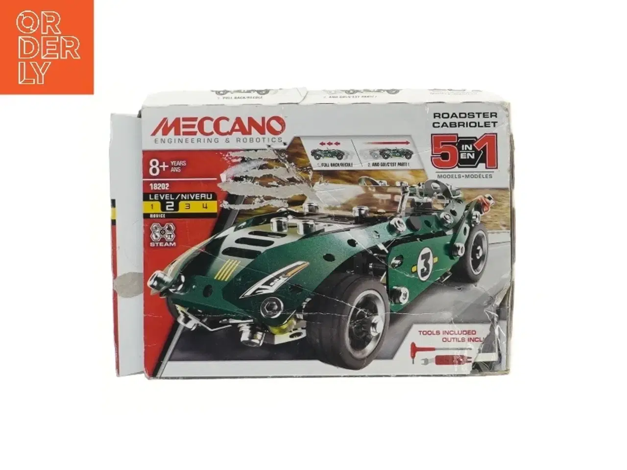 Billede 1 - Meccano Roadster Cabriolet byggesæt fra Meccano