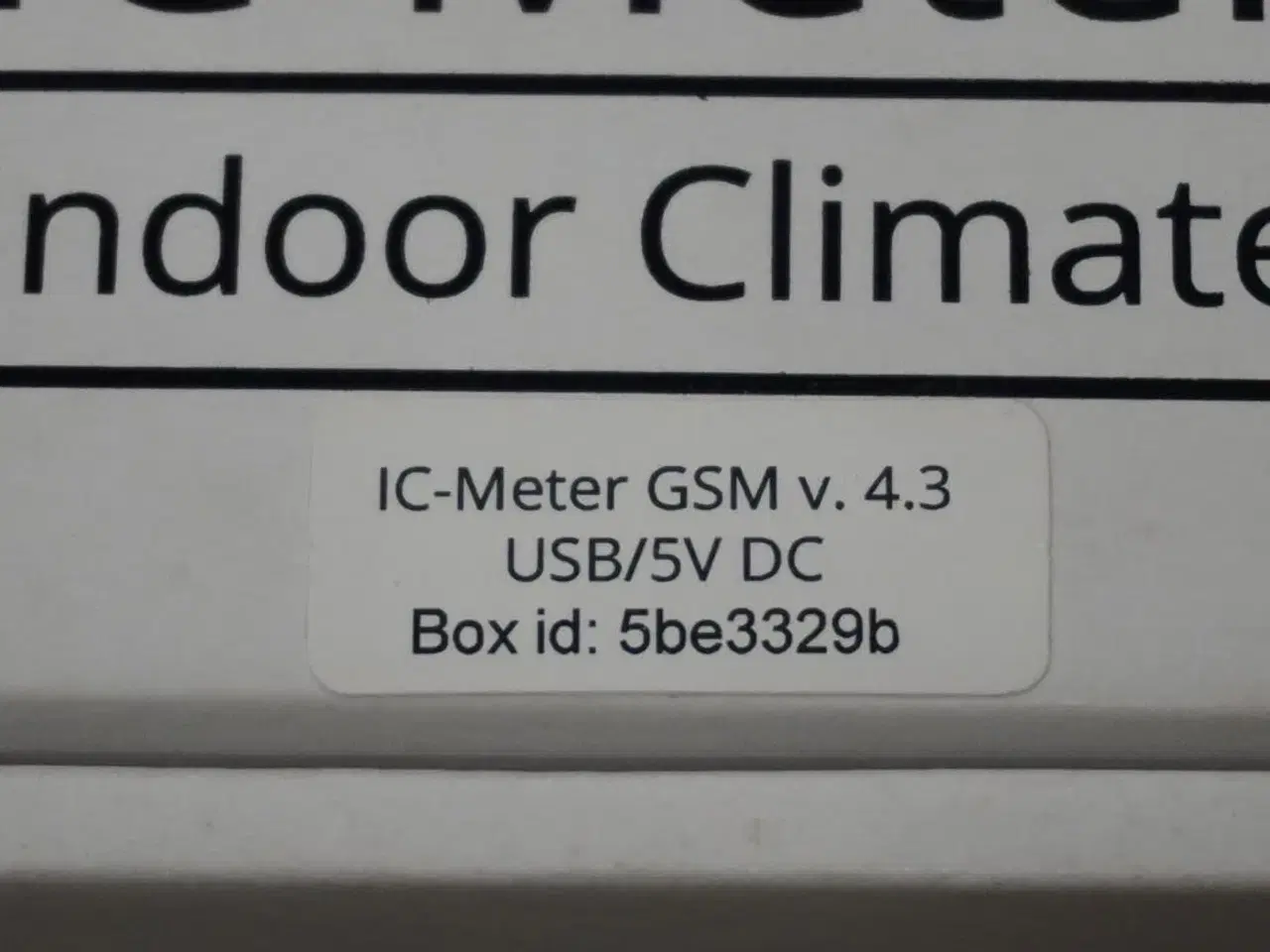 Billede 2 - 2 stk. Indendørs klima måler IC-METER GSM v. 4.3