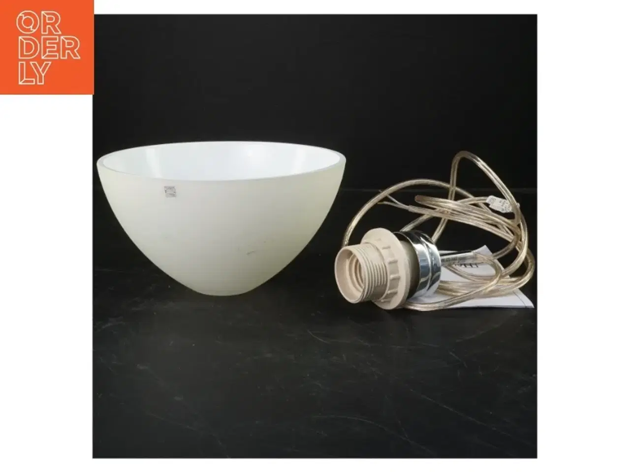 Billede 2 - Moderne glas pendellampe fra Halo Tech Design (str. Ø 19,5 cm)