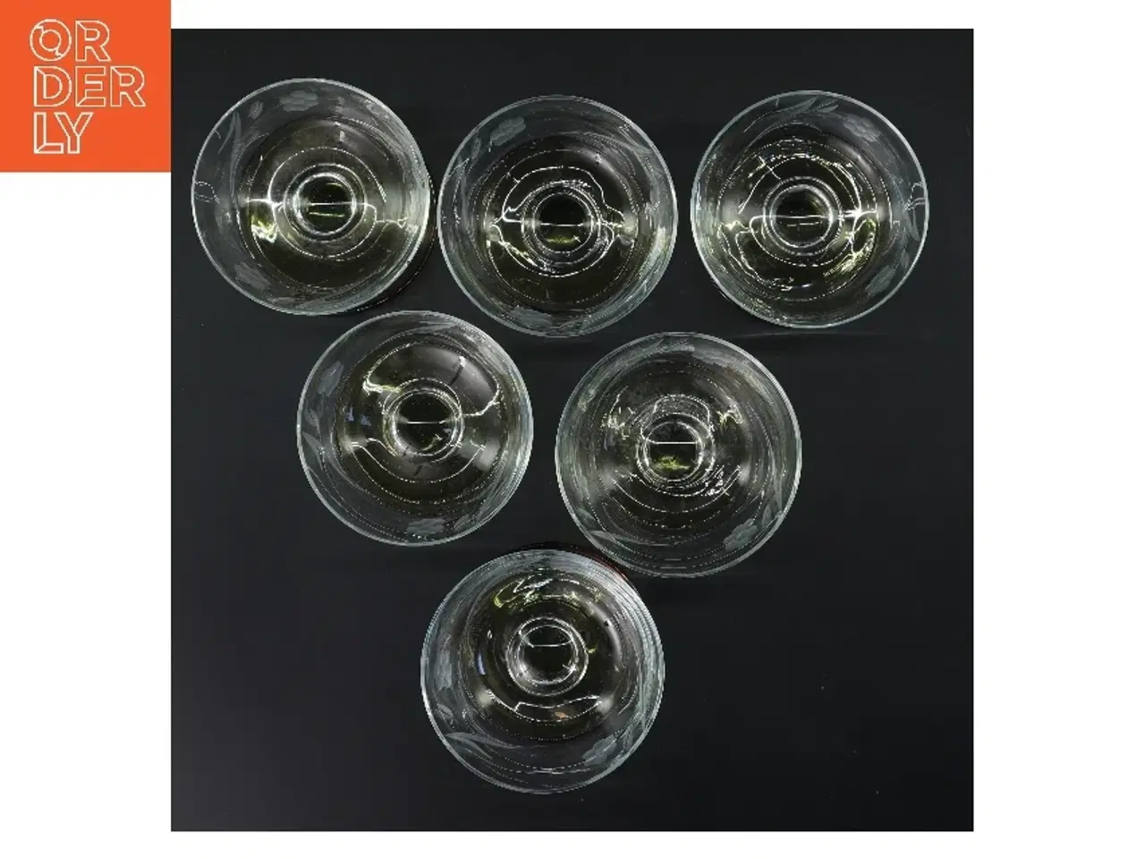 Billede 2 - Champagneskåle i glas, 6 stk (str. 6 stk Ø 10 cm længde 9,5 cm)