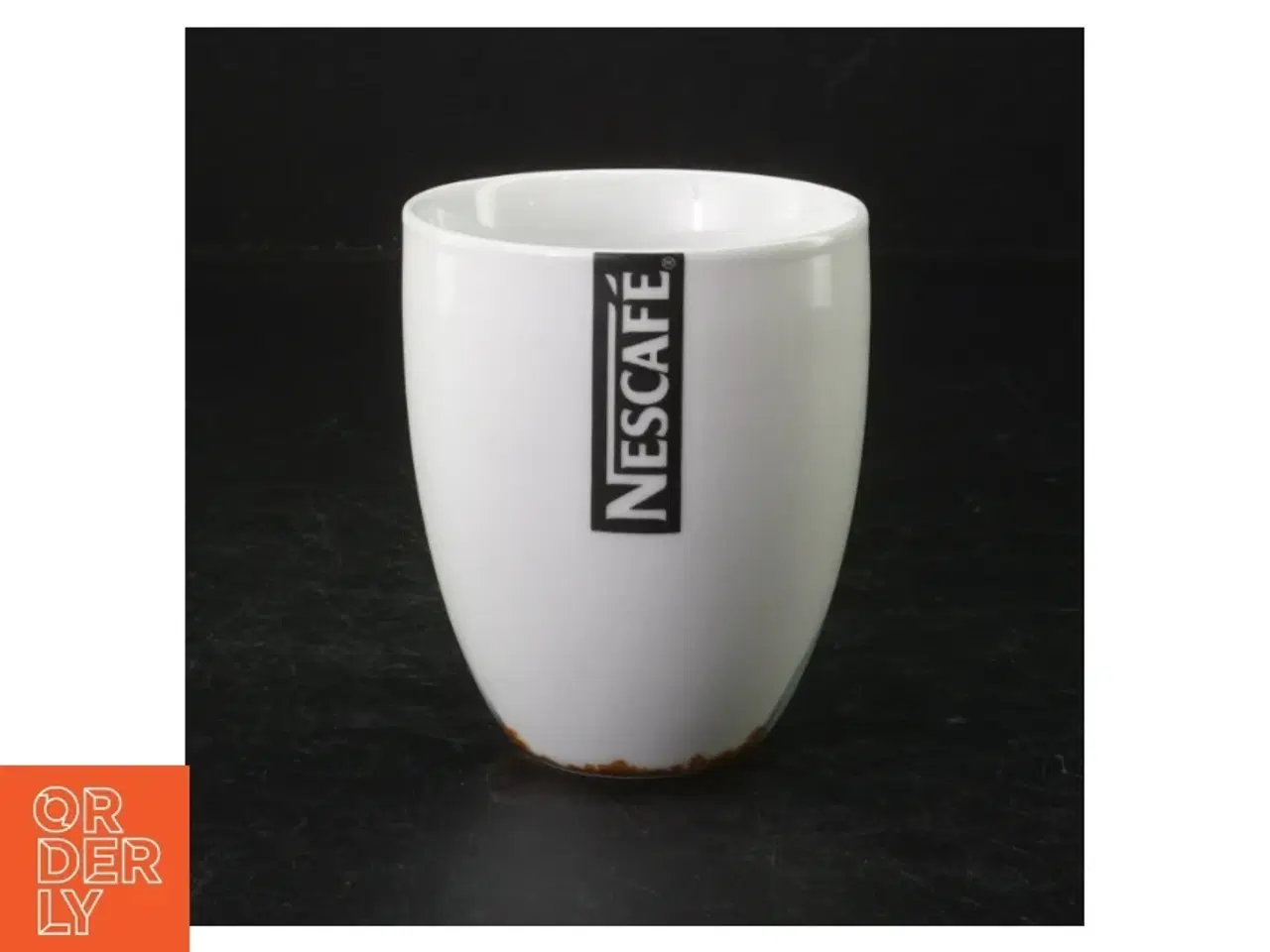 Billede 3 - Porcelænskopper med guldkant fra Nescafé (str. H. 10 cm. ø. 8,5 cm)
