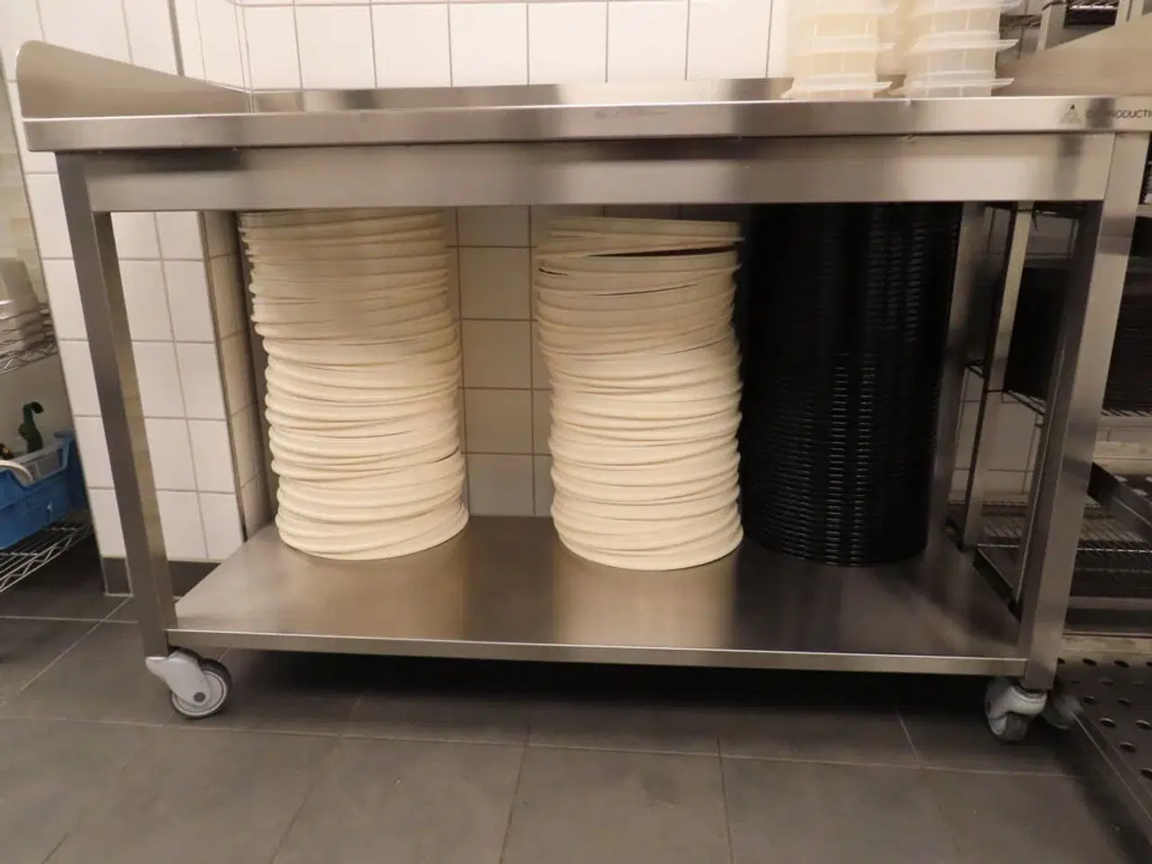 Billede 4 - Stålbord på hjul GP PRODUCTION