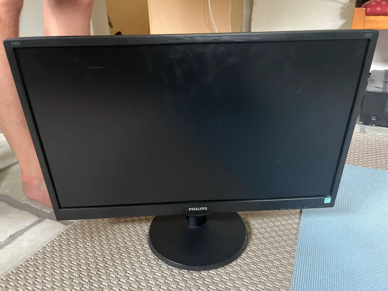 Billede 1 - Pc skærm 24’ m HDMI, DVU og VGA stik