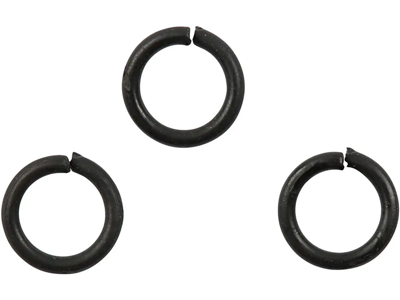 Billede 1 - O-ring, str. 7 mm, tykkelse 1 mm, sort, 50stk./ 1 pk.
