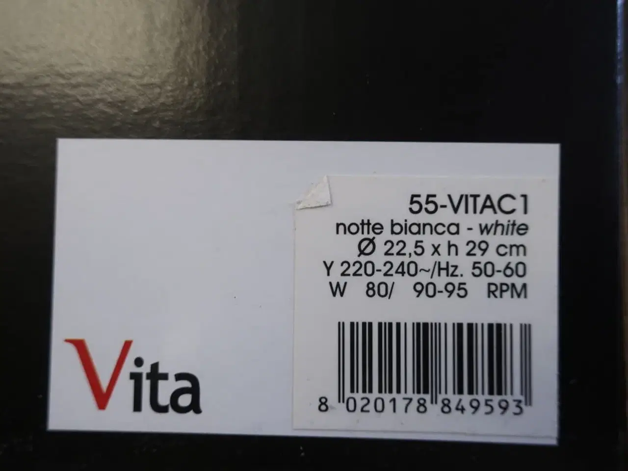 Billede 3 - Saftpresser Juicer BUGATTI VITA 55-VITAC1