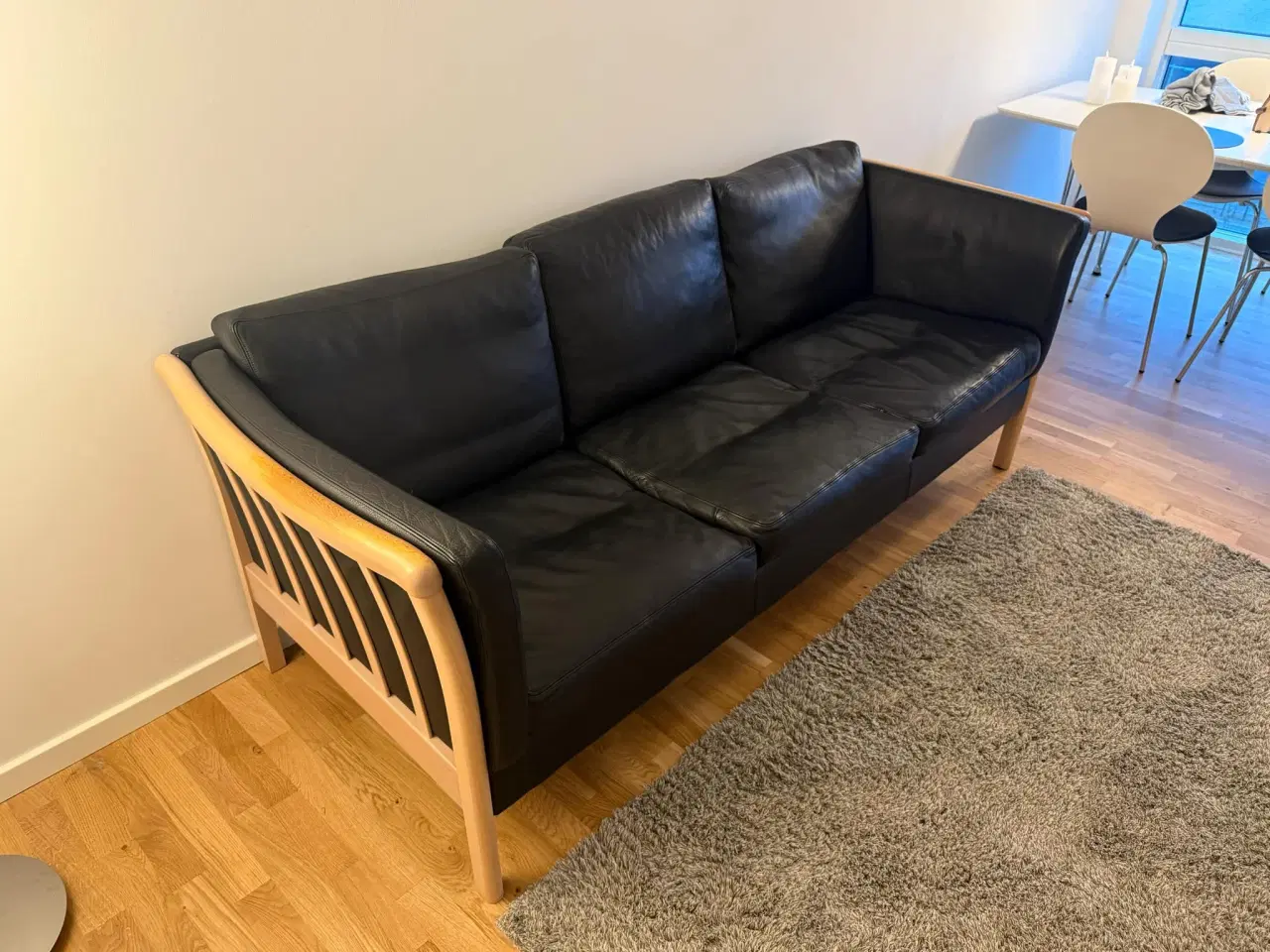 Billede 3 - Lædersofa