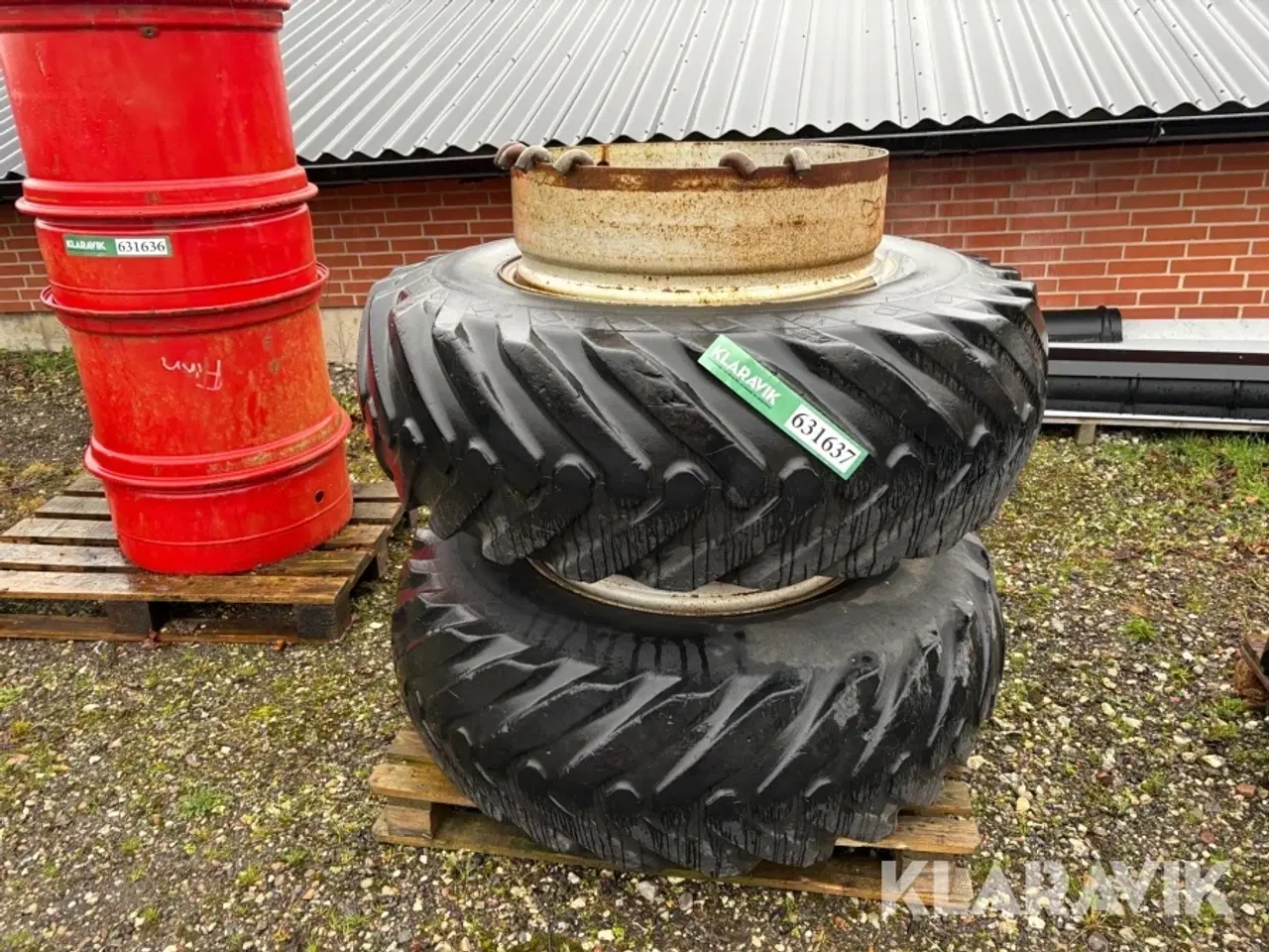 Billede 1 - Landbrugsdæk Goodyear 16.9/14-28 2 styk