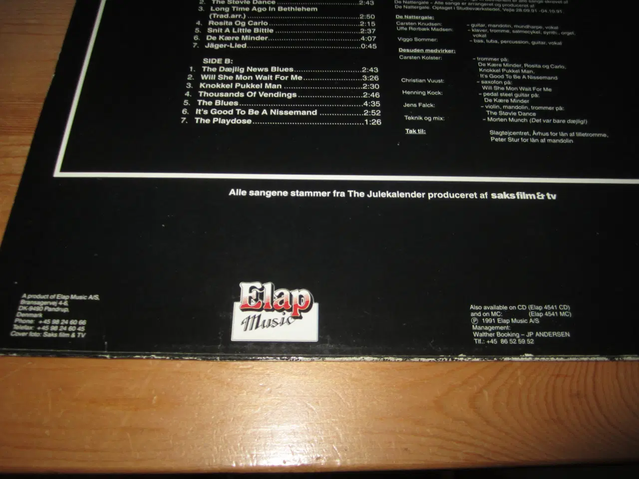 Billede 3 - DE NATTERGALE. Songs from The Julekalender.