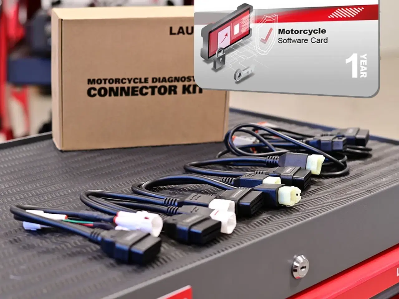 Billede 1 - MC kit for X431 diagnose tester incl special stik og 1 års softare licens - Kompatibel med X431 Euro testere