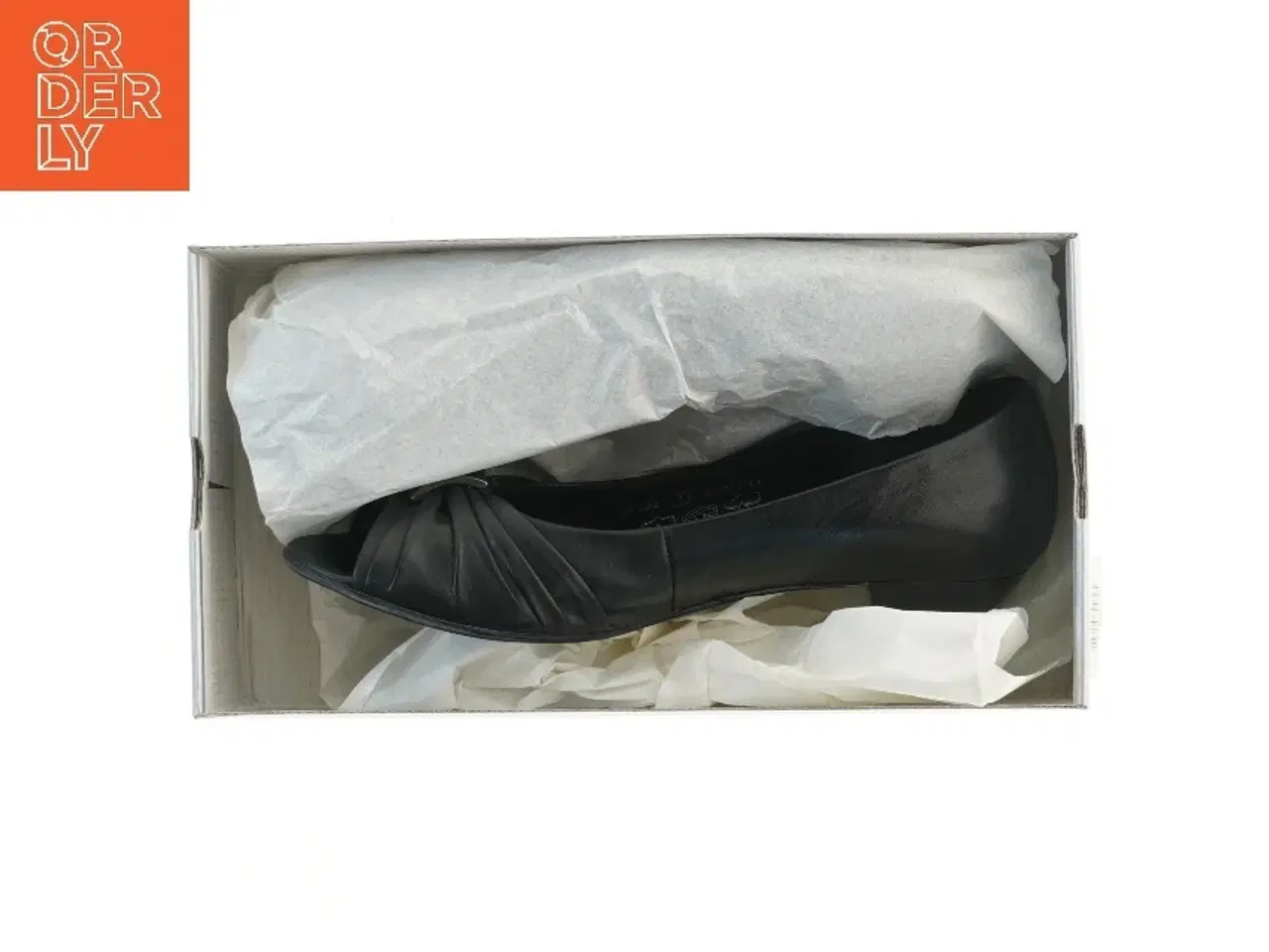 Billede 2 - Sort damepumps med peep-toe fra Gabor (str. 40,5 )