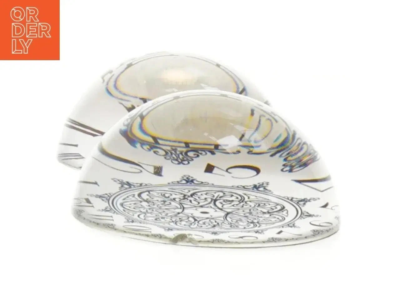 Billede 3 - Papirvægte med urdesign (str. Ø 10 cm)