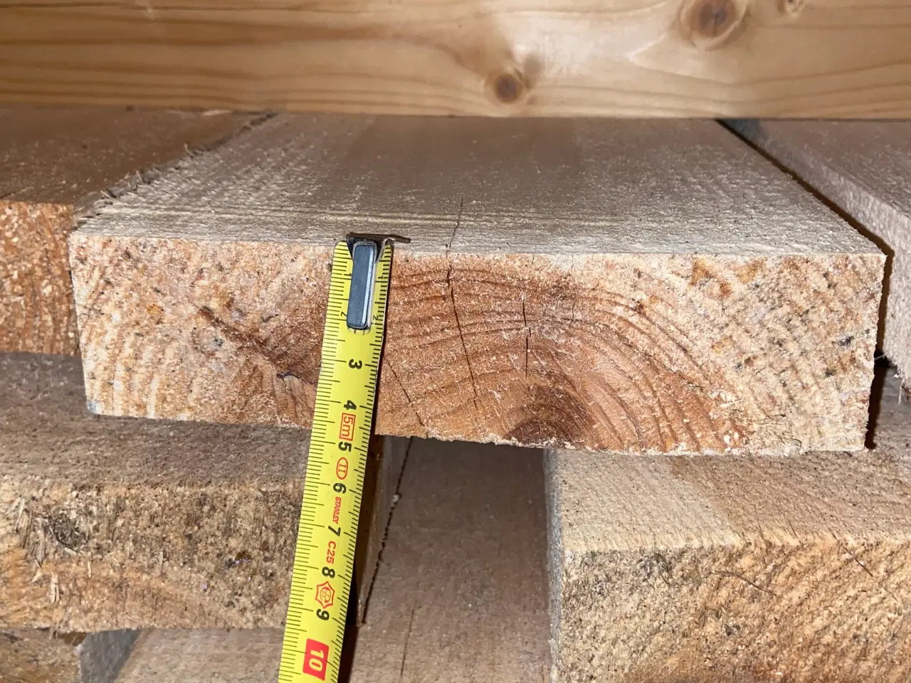 Billede 1 - Tømmer 5 x 20 cm længde 3,6 mtr. 