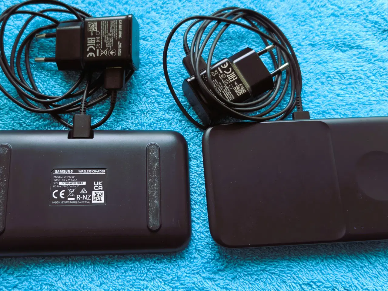 Billede 1 - WIRELESS CHARGER SAMSUNG DUO EP-P4300, 9W, Sort