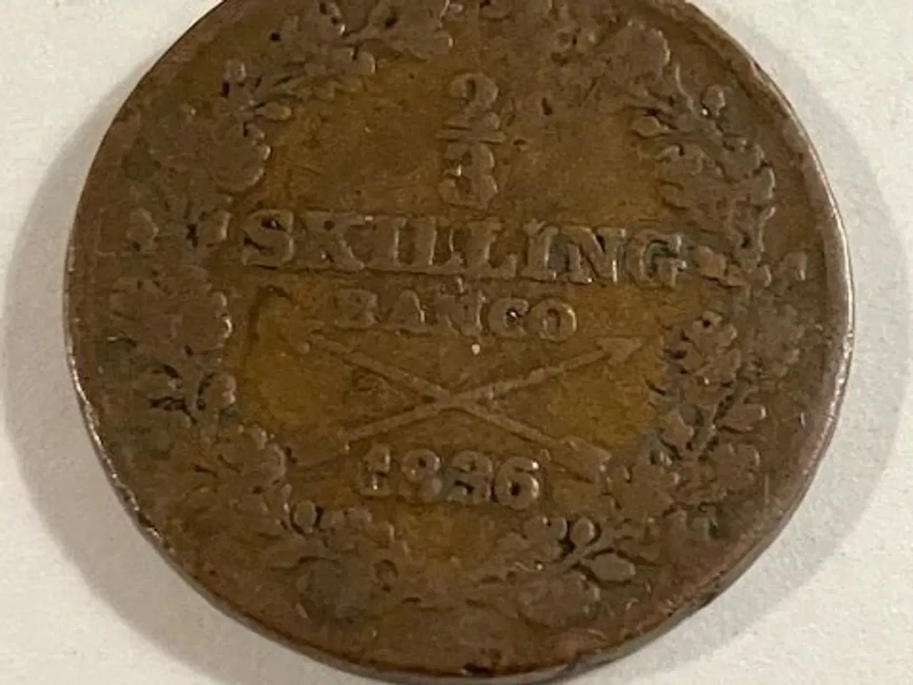 Billede 1 - 2/3 skilling 1836 Sverige