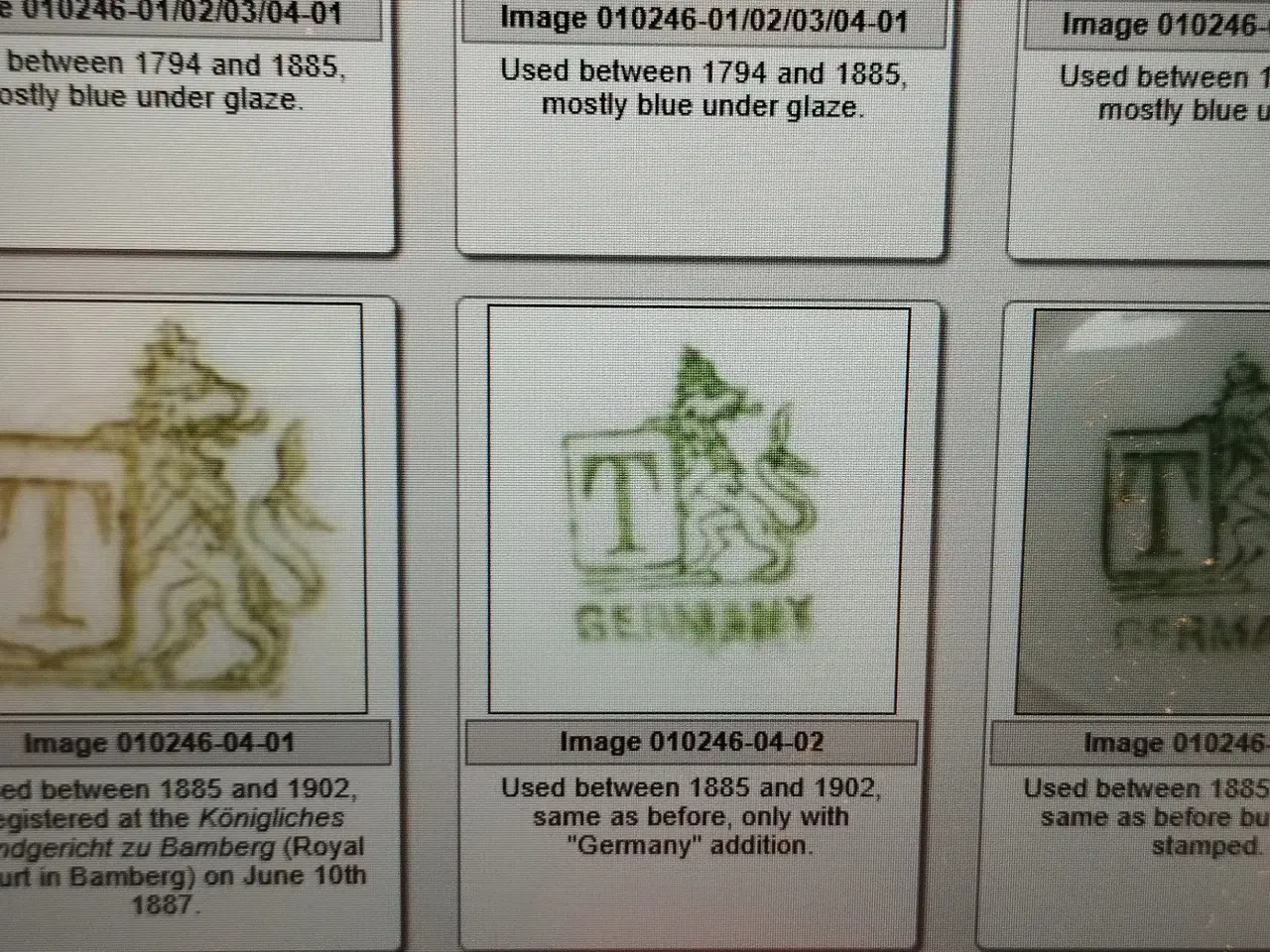 Billede 5 - Antik porcelæn kaffesæt, TETTAU, Germany, 123-140å