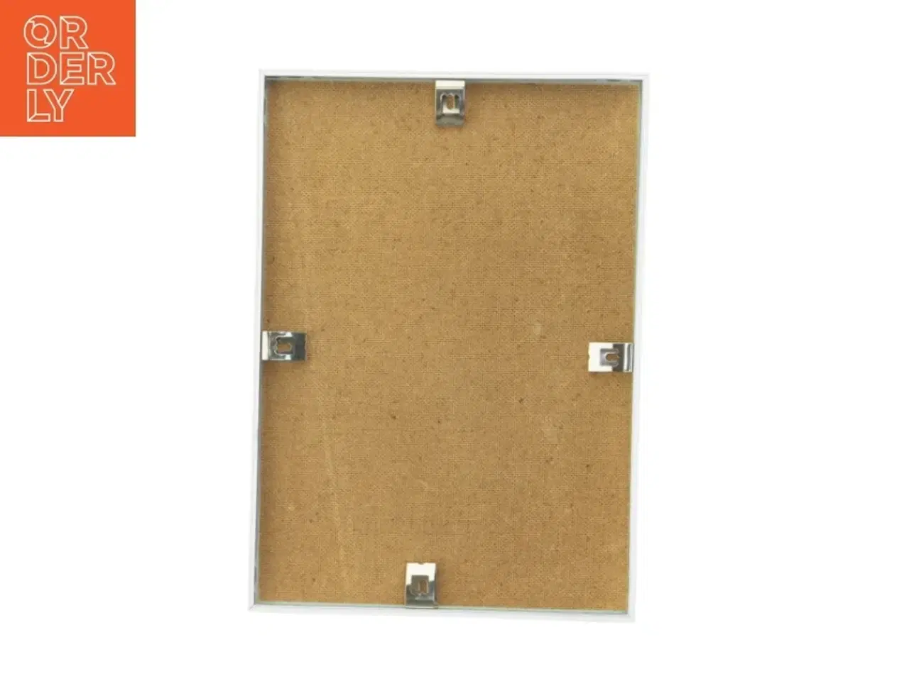 Billede 2 - Billedramme i sølvfarvet metal (str. 31x22 cm)