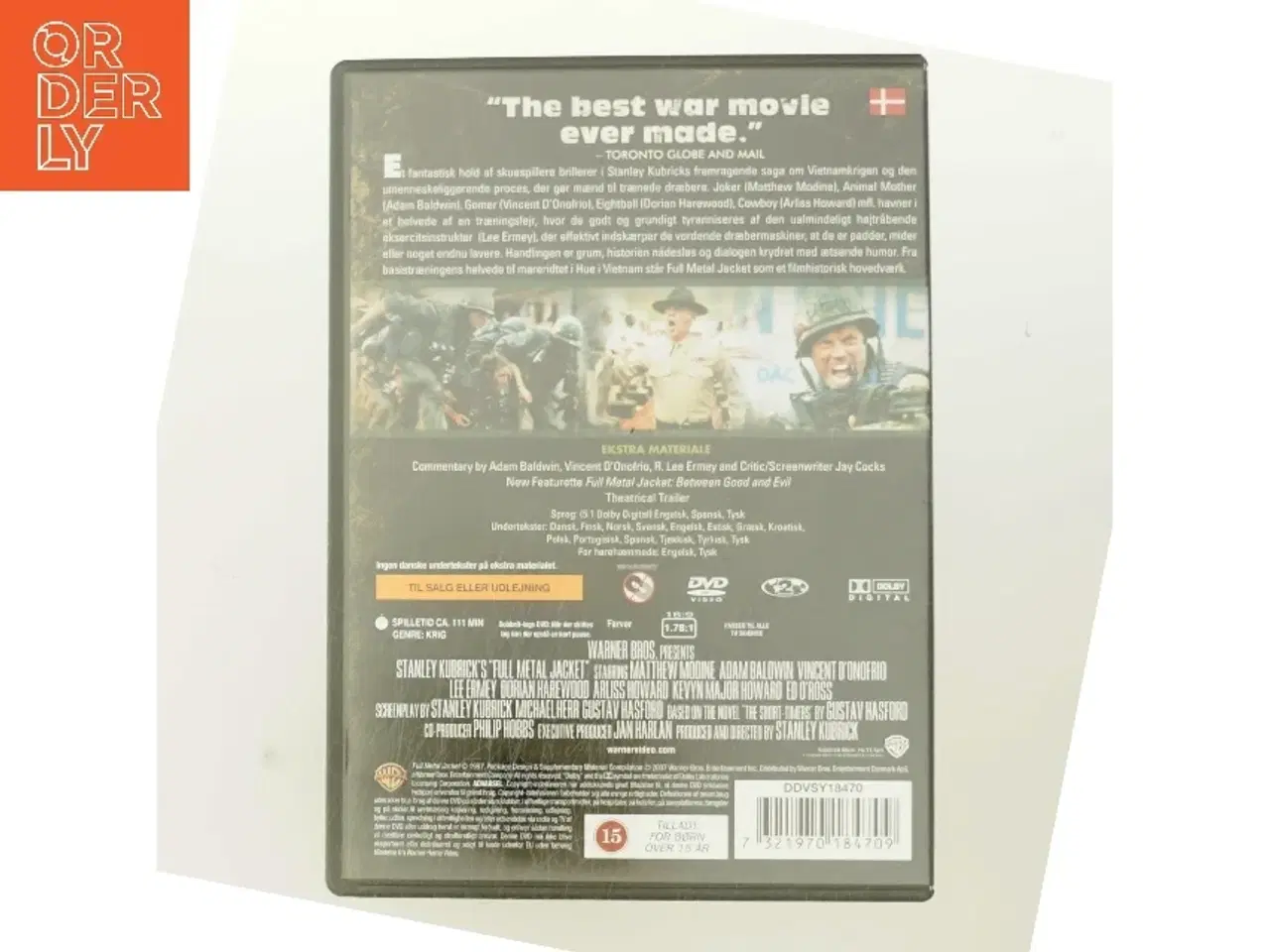 Billede 3 - Full Metal Jacket Deluxe Edtion med Matthew Modine (DVD)