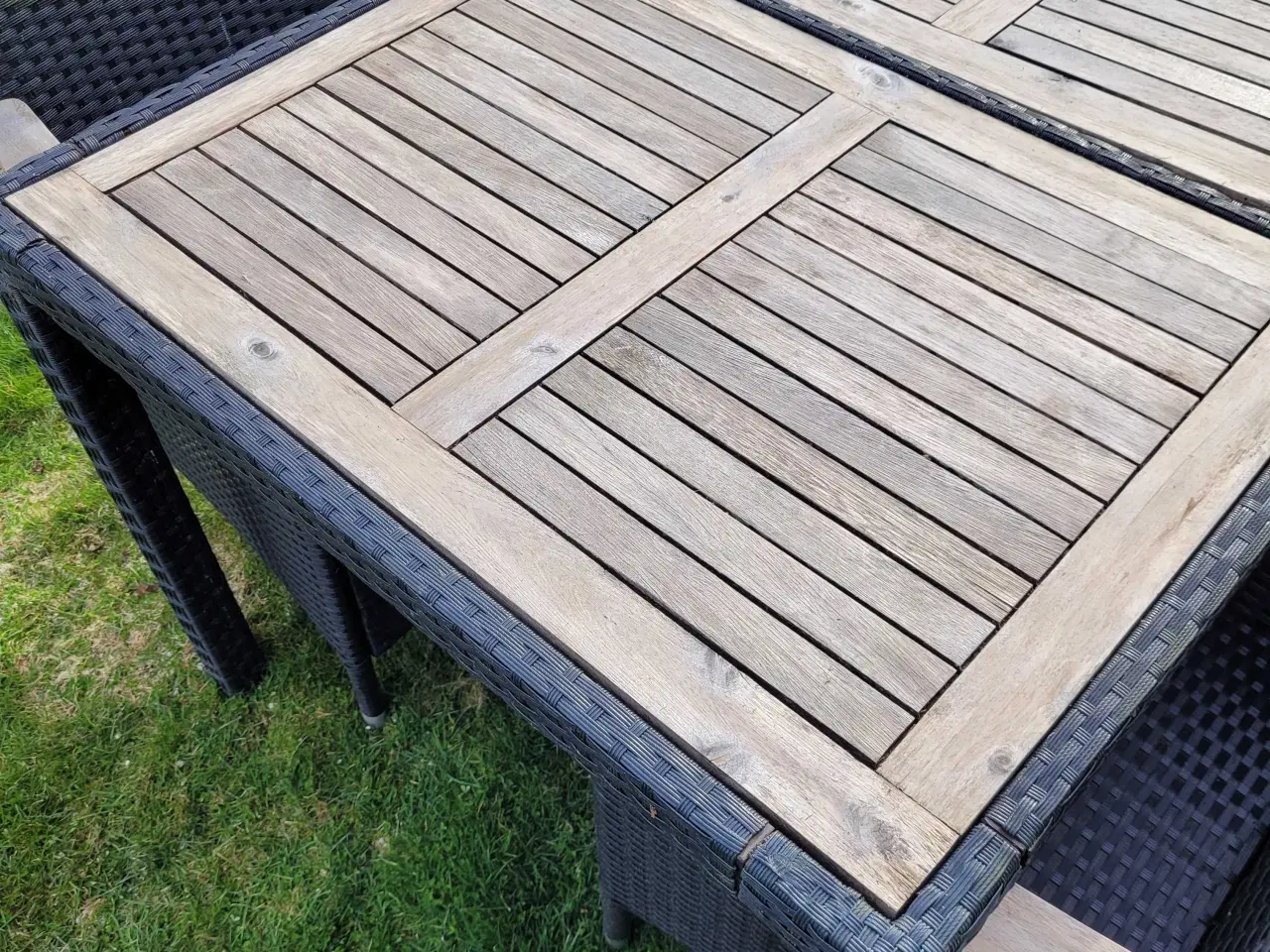 Billede 6 - Sort rattan havemøbelsæt 