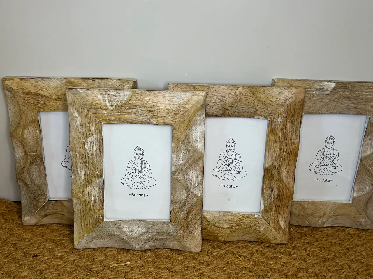 Billede 1 - 4 fotorammer i mangotræ