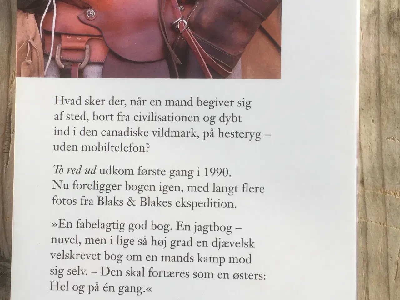 Billede 2 - To red ud – en vildmarksberetning, Poul Blak