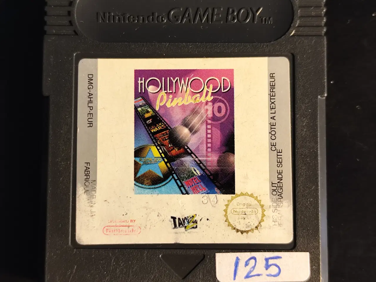 Billede 1 - Hollywood Pinball - Game Boy Spil / GB Spil