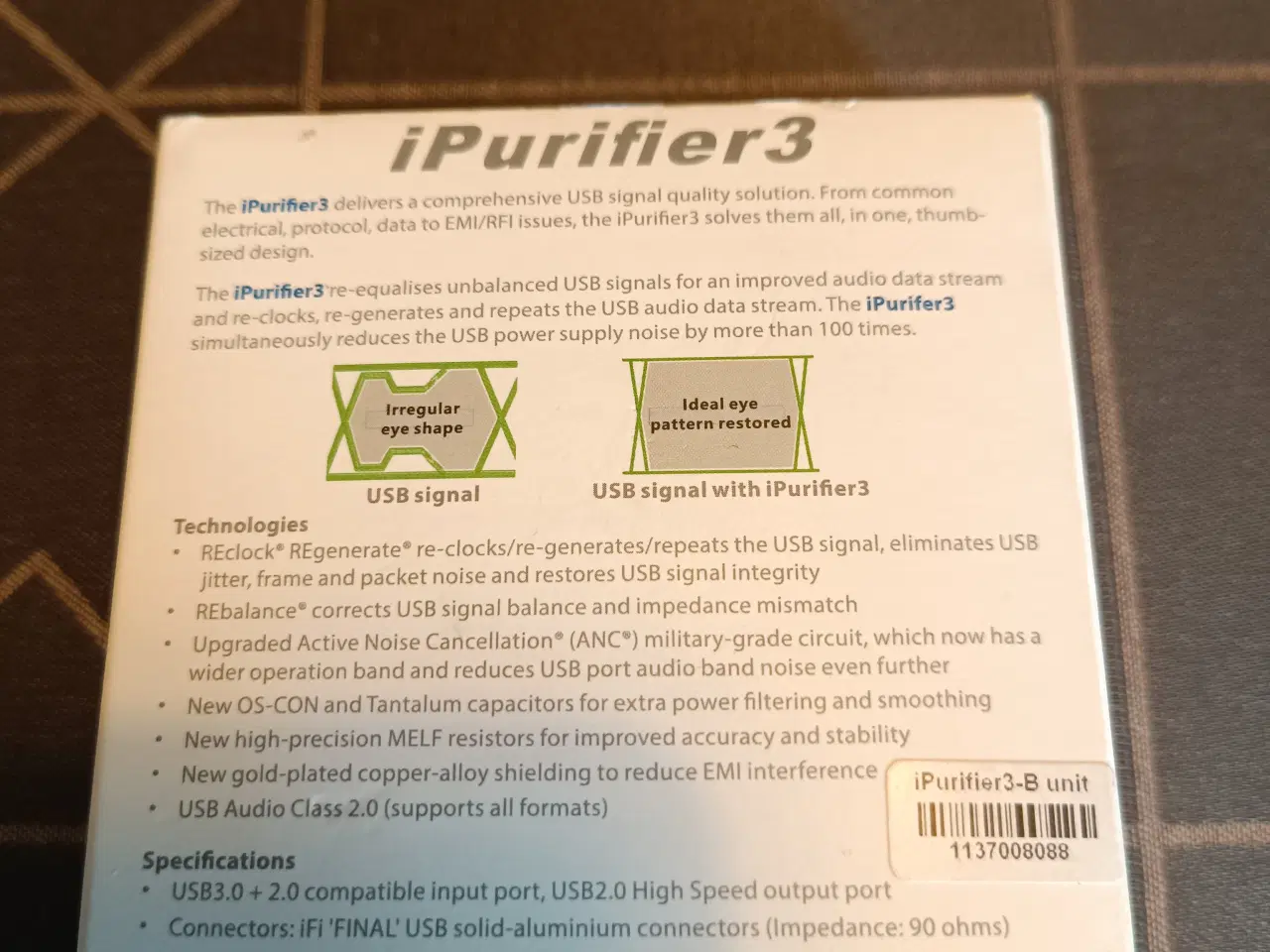 Billede 3 - Ifi USB ipurifier 3 