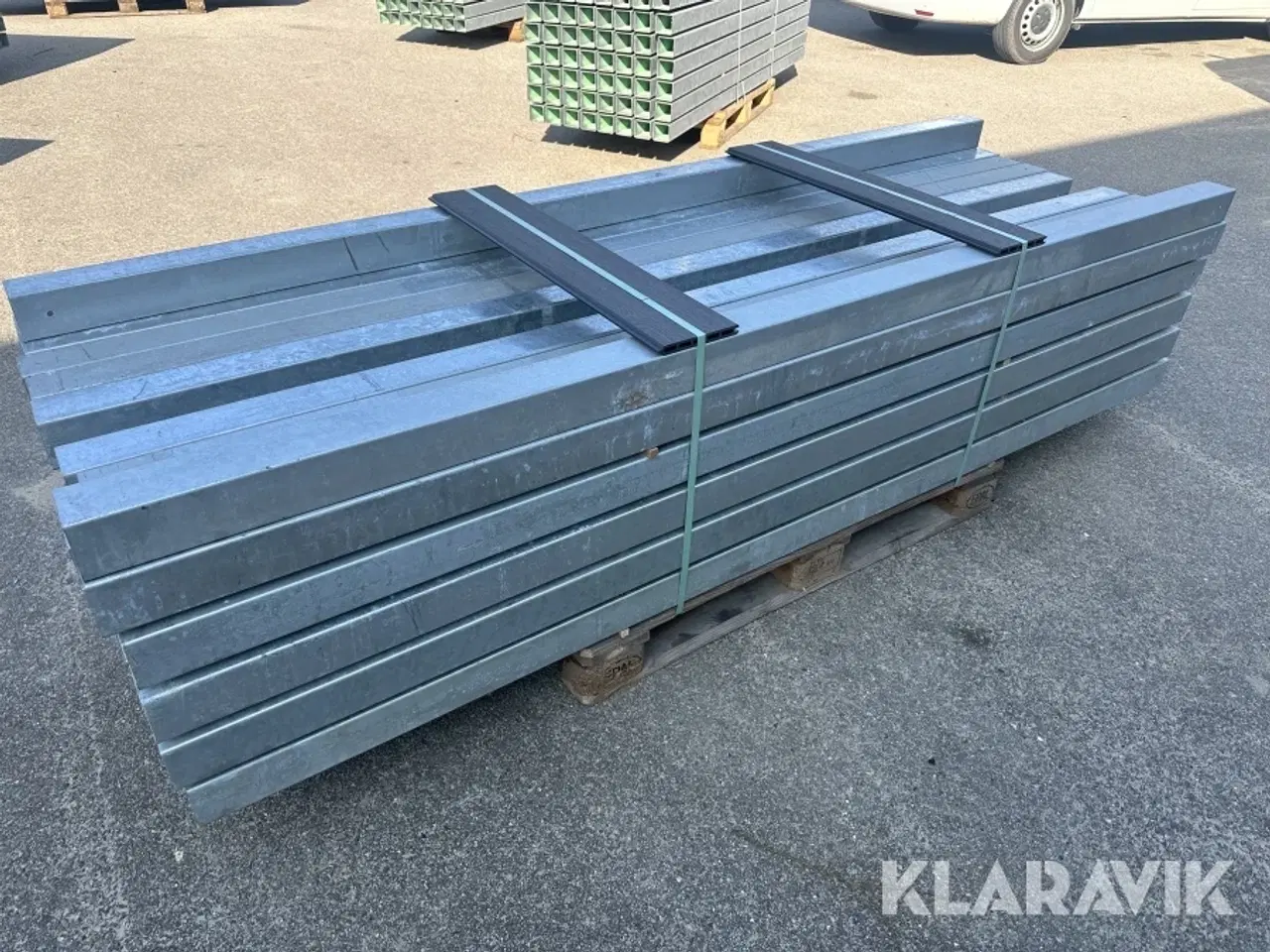 Billede 4 - Galvaniserede stolper 51 styk. 2,5m. lange