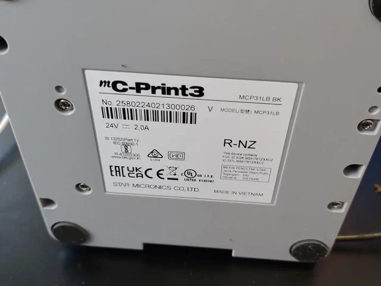 Billede 5 - Kortterminal og bonprinter