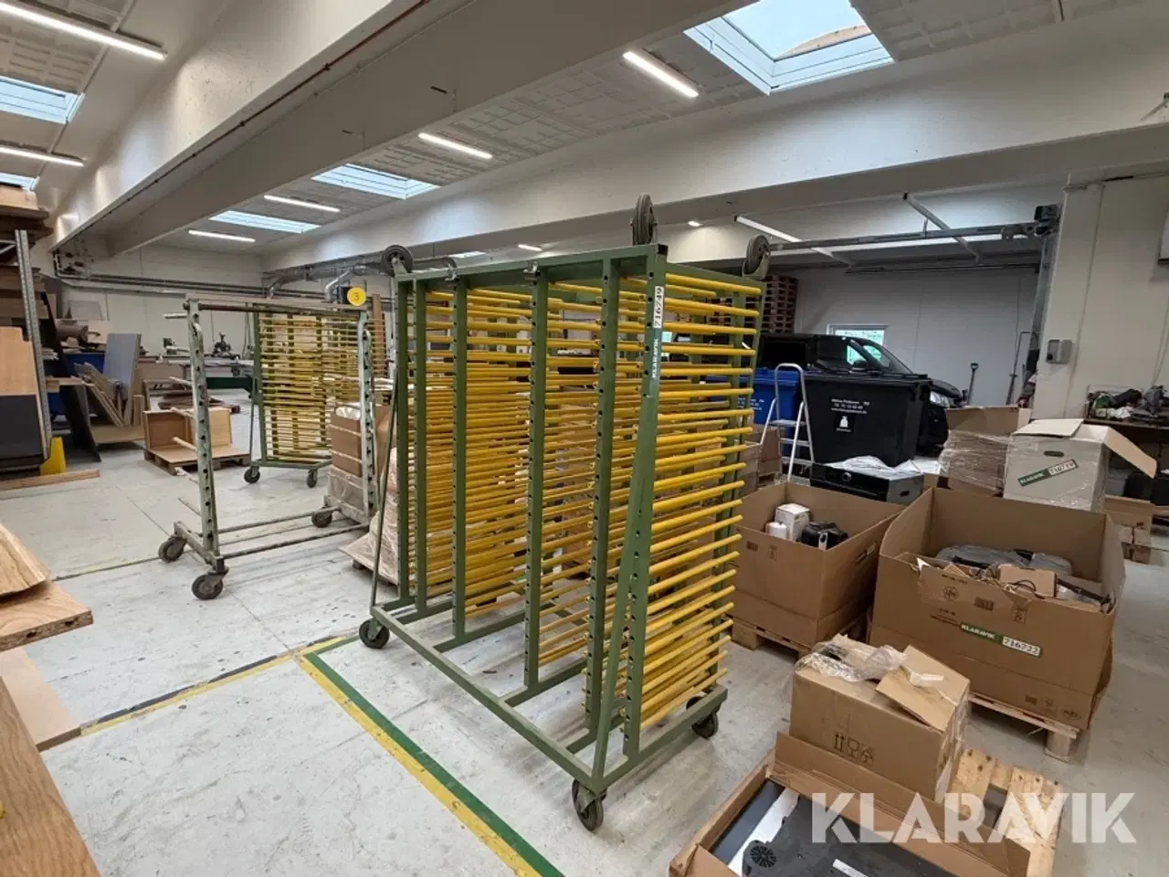 Billede 10 - Pladetørringsvogn / tørrestativ 2 styk.