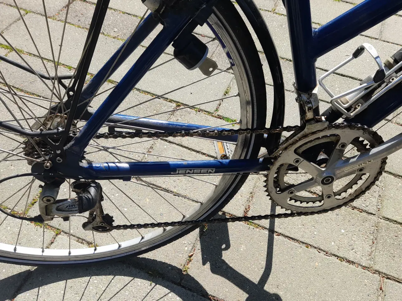 Billede 2 - Blå Damecykel_Jensen med 16 gear