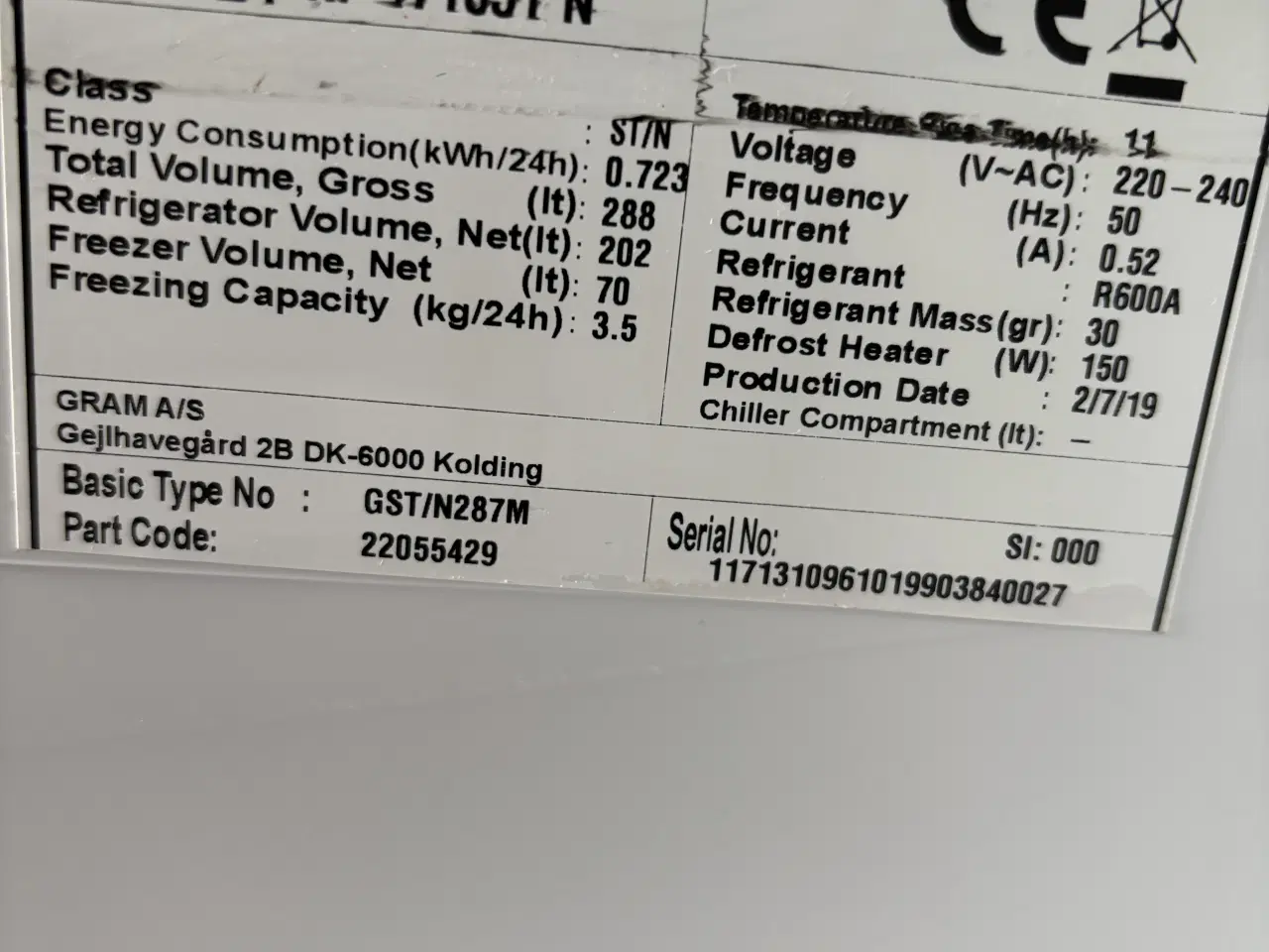 Billede 4 - Køle/fryseskab 