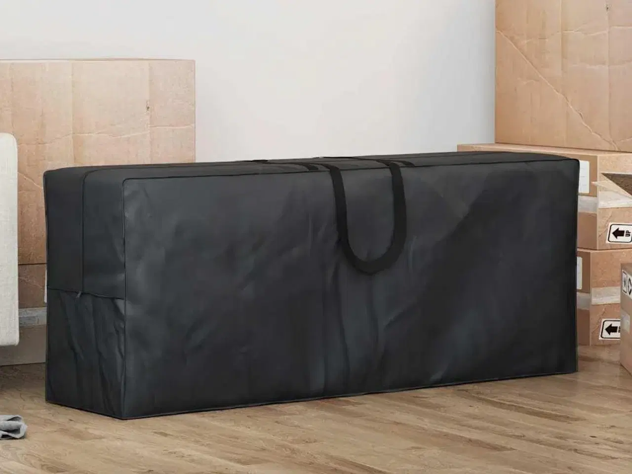 Billede 1 - Udendørs Opbevaringspose Sort 125 x 32 x 50 cm 420D oxford stof