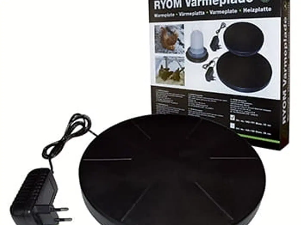 Billede 1 - Varmeplade Ryom skridsikker, diameter 25 cm