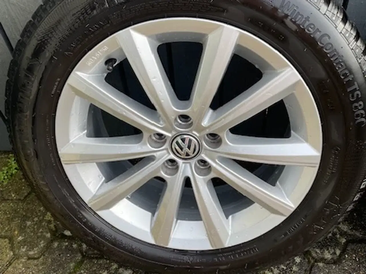 Billede 5 - Alu vinterhjul med Continental dæk til VW Polo