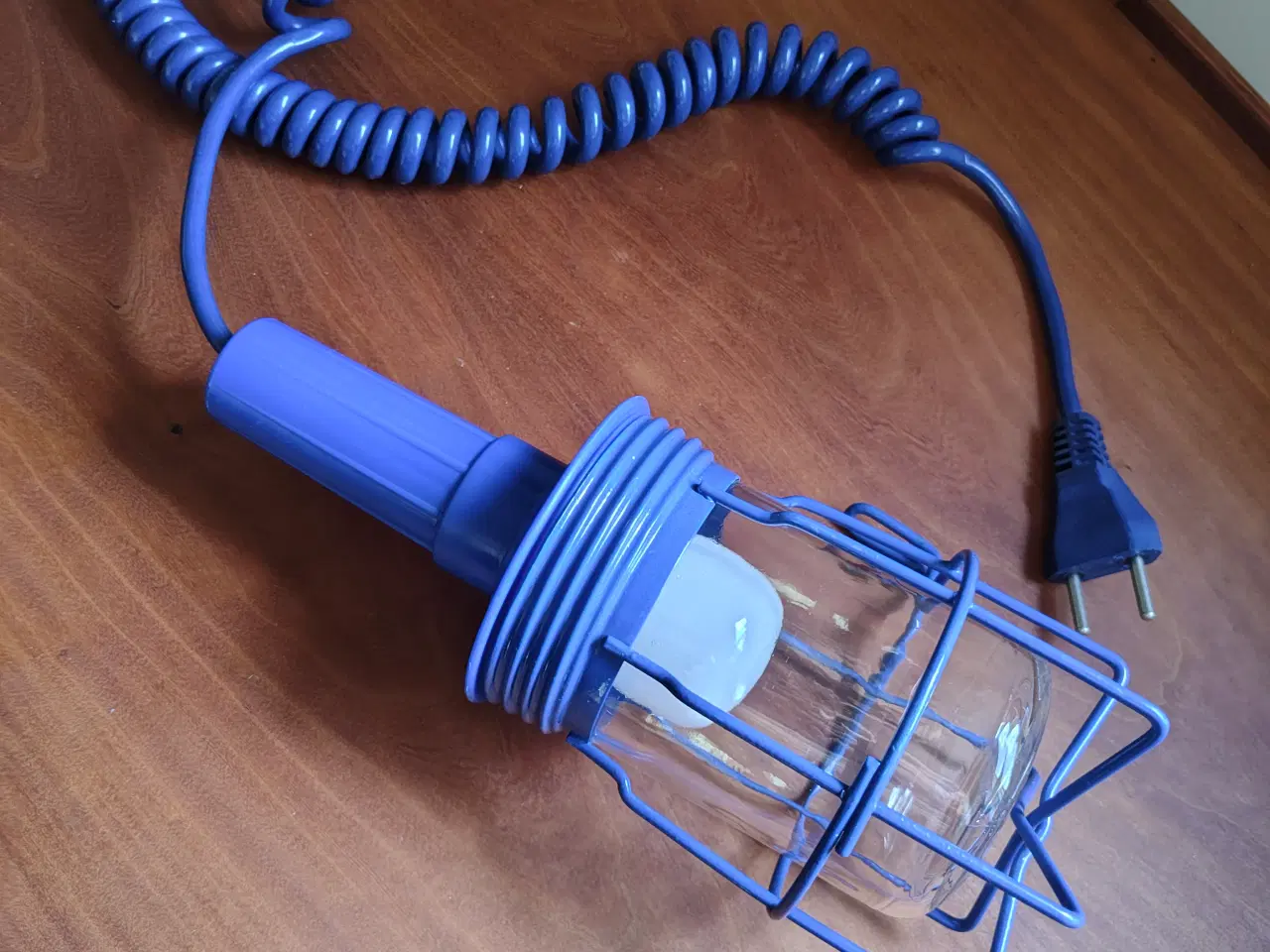 Billede 1 - Flot vintage arbejdslampe