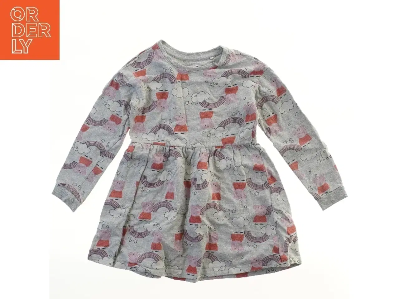 Billede 1 - Børnekjole med tegneserieprint fra Peppa Pig (str. 122)