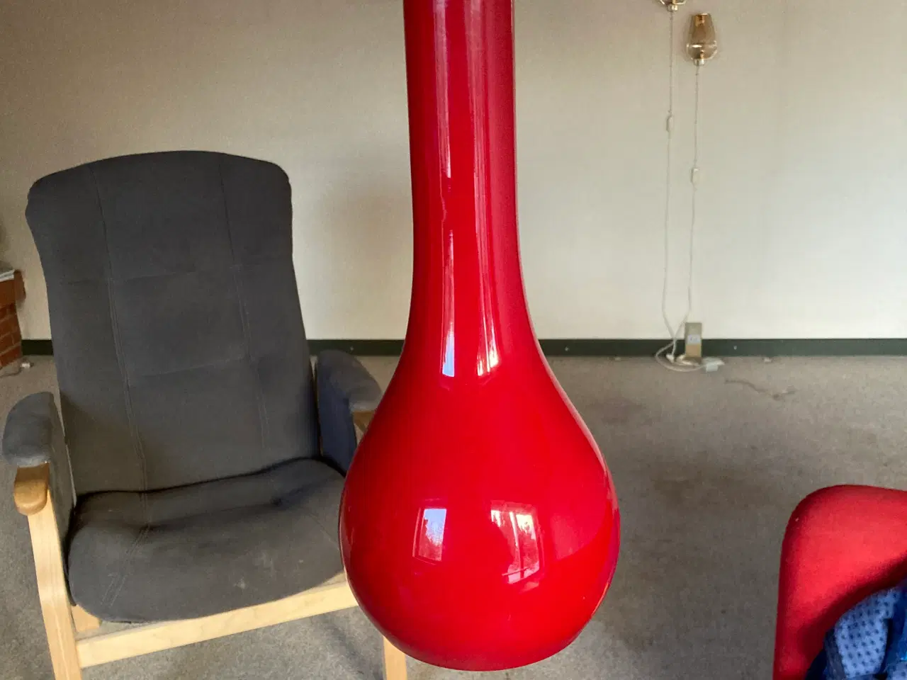 Billede 2 - 2 lamper, 1 rød og 1 hvid