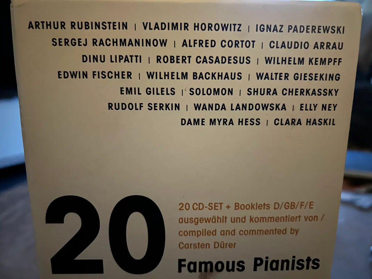 Billede 4 - Grosse Pianisten 20 famous pianists