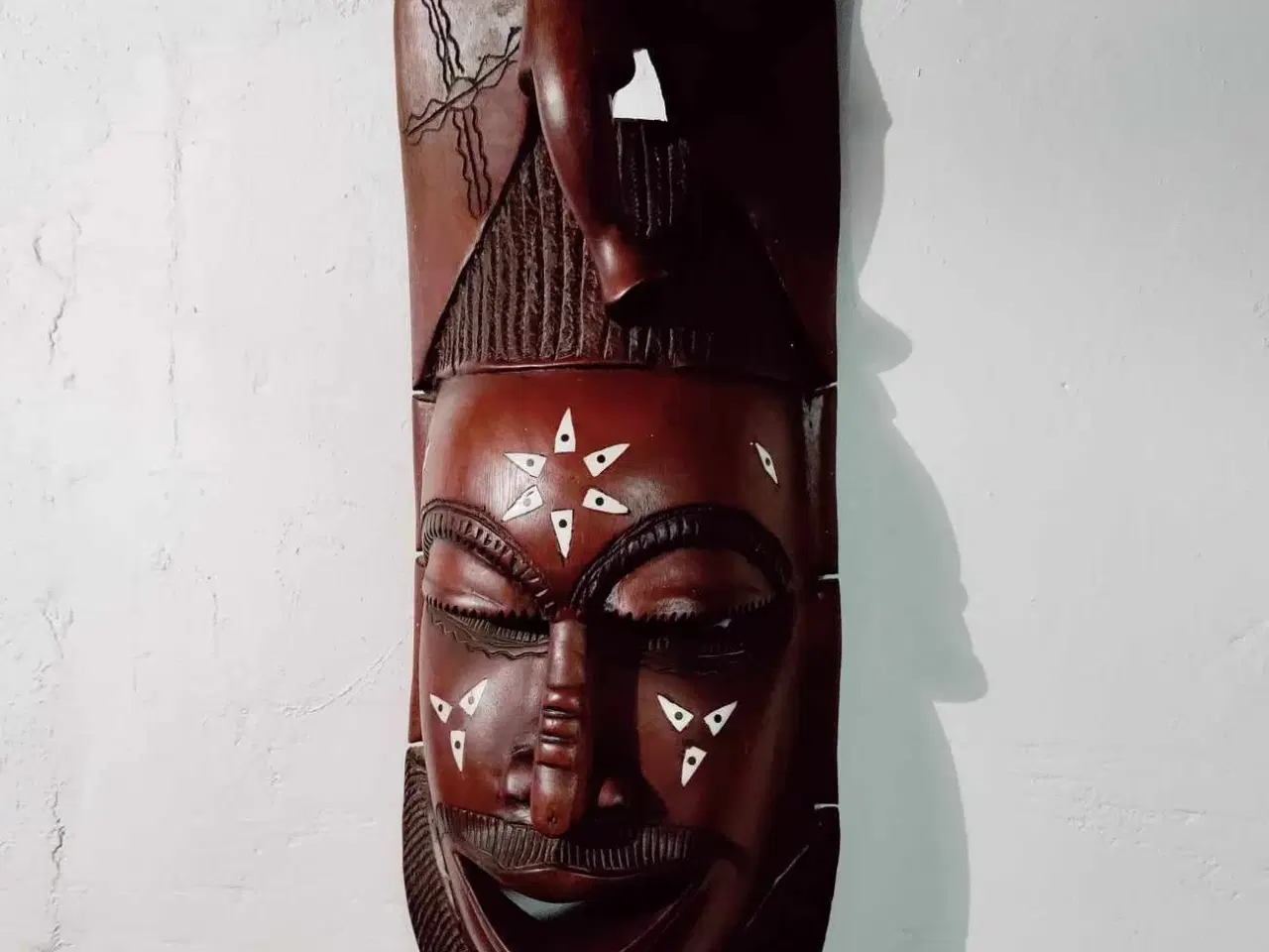 Billede 1 - super flot stor afrikansk maske