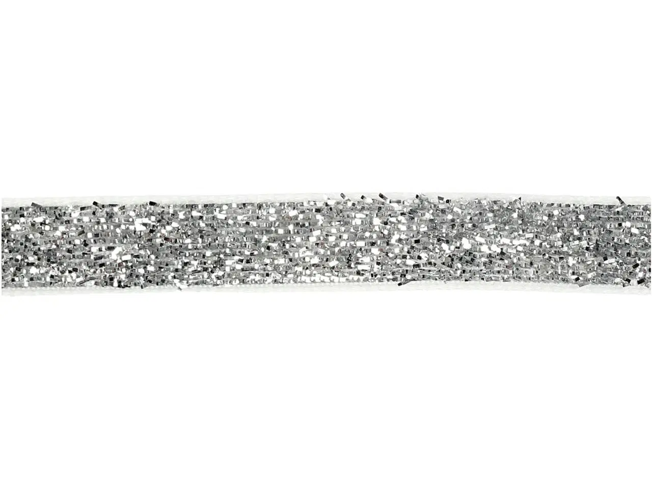 Billede 1 - Dekorationsbånd, B: 10 mm, sølv, 5m/ 1 rl.