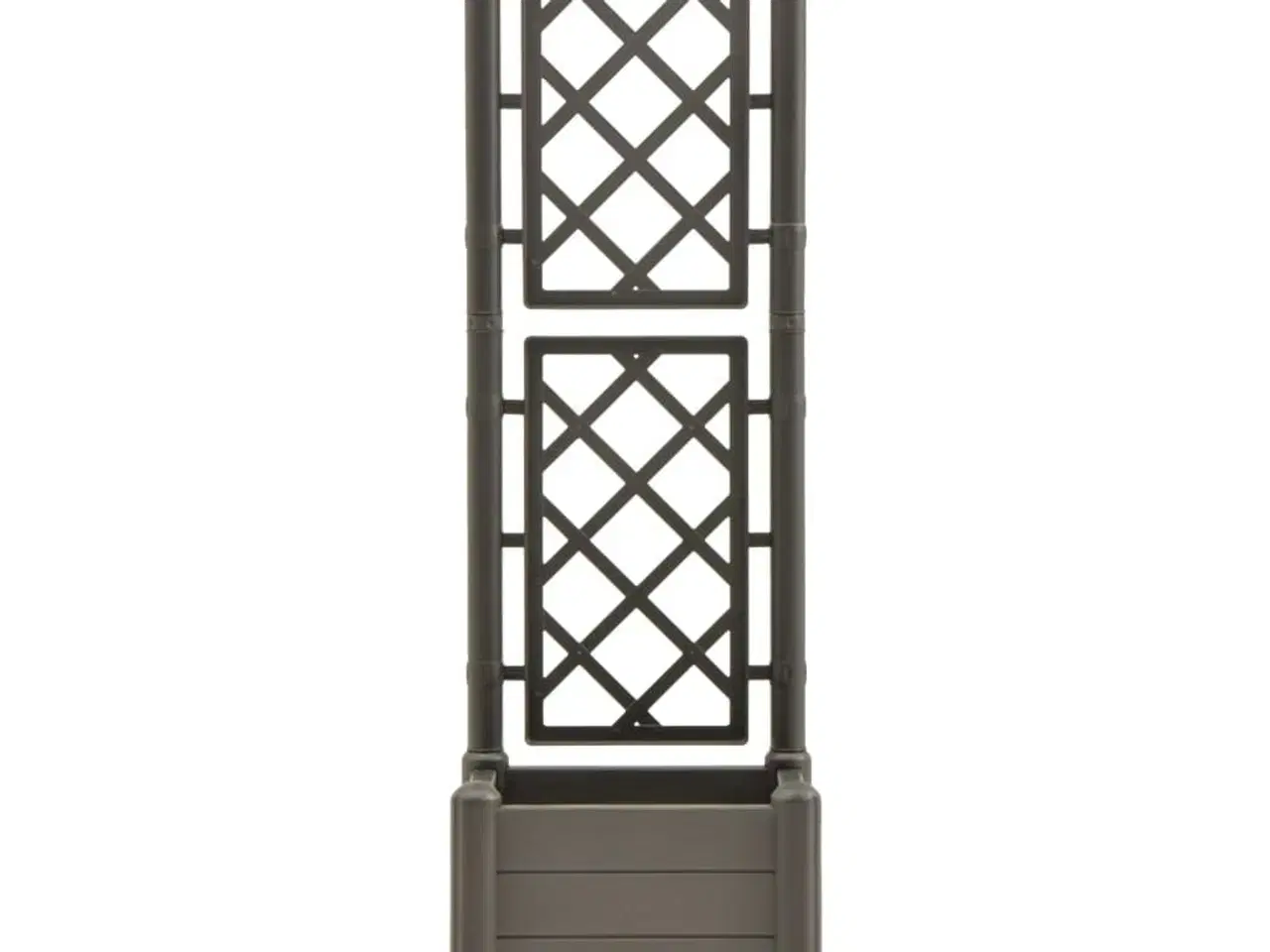 Billede 3 - Plantekasse med espalier 43x43x142 cm PP antracitgrå