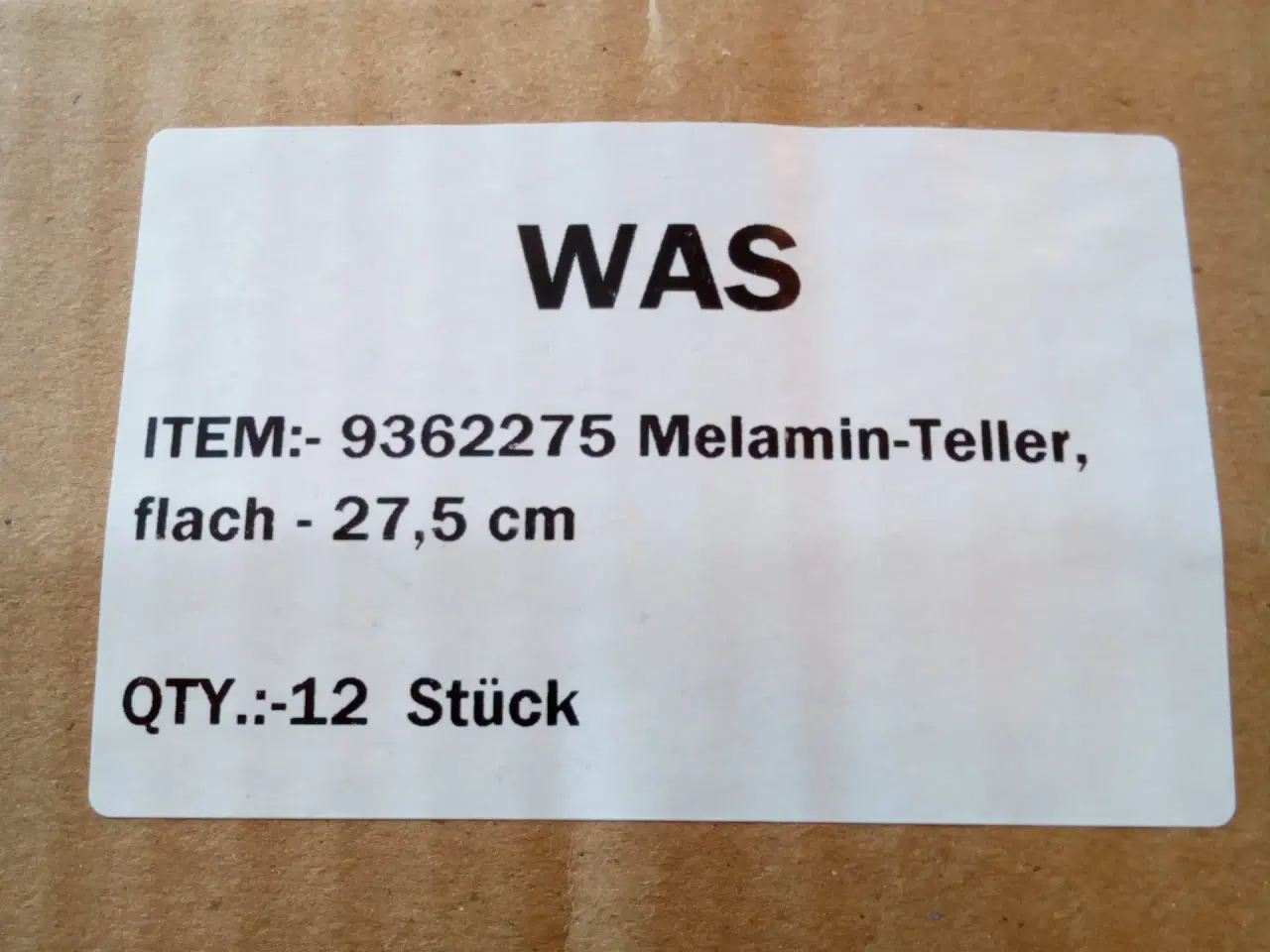 Billede 4 - 12 stk. Middagstallerkner i melamin. 27,5 cm. 