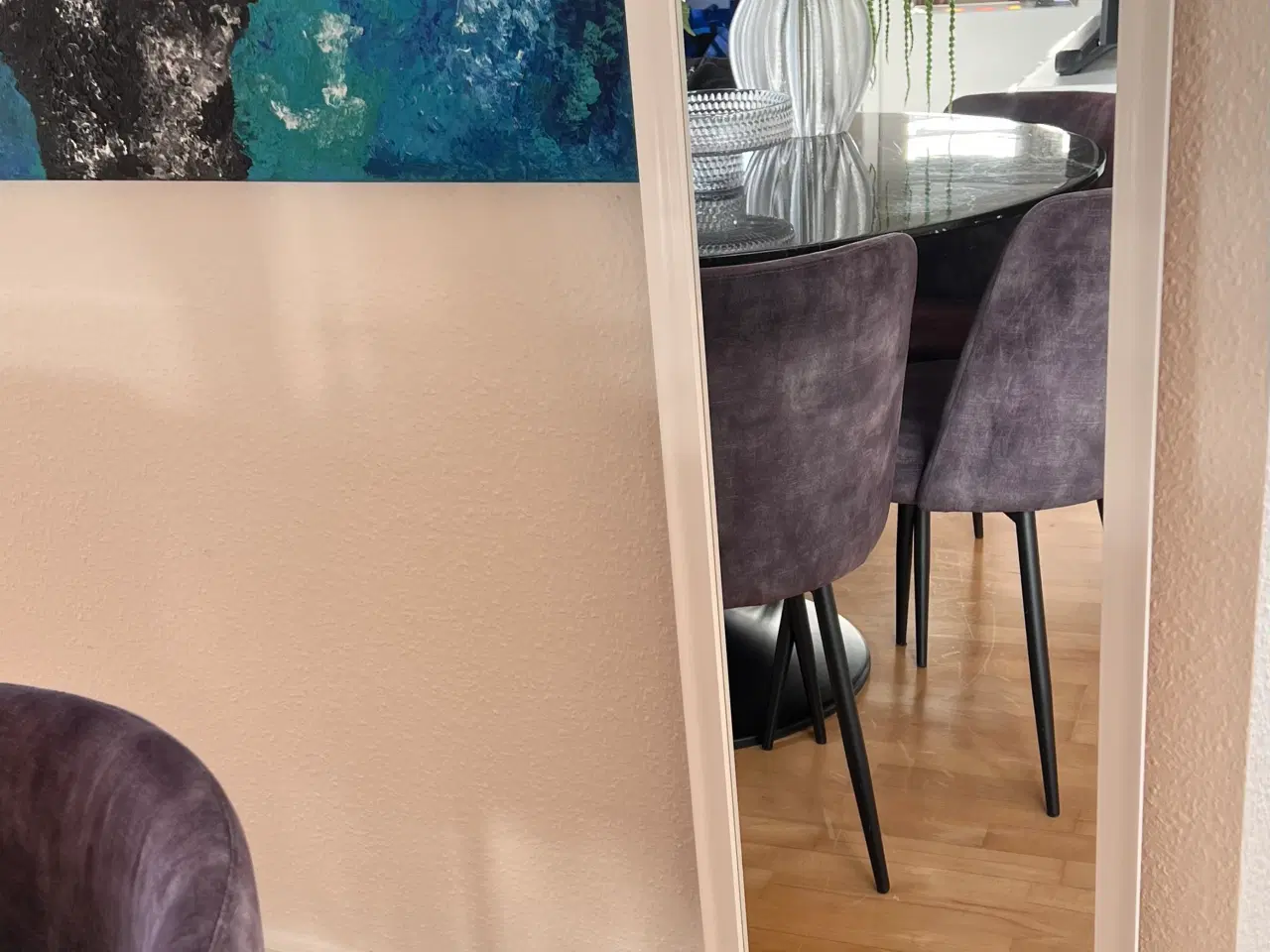 Billede 1 - Jysk spejl i hvid.