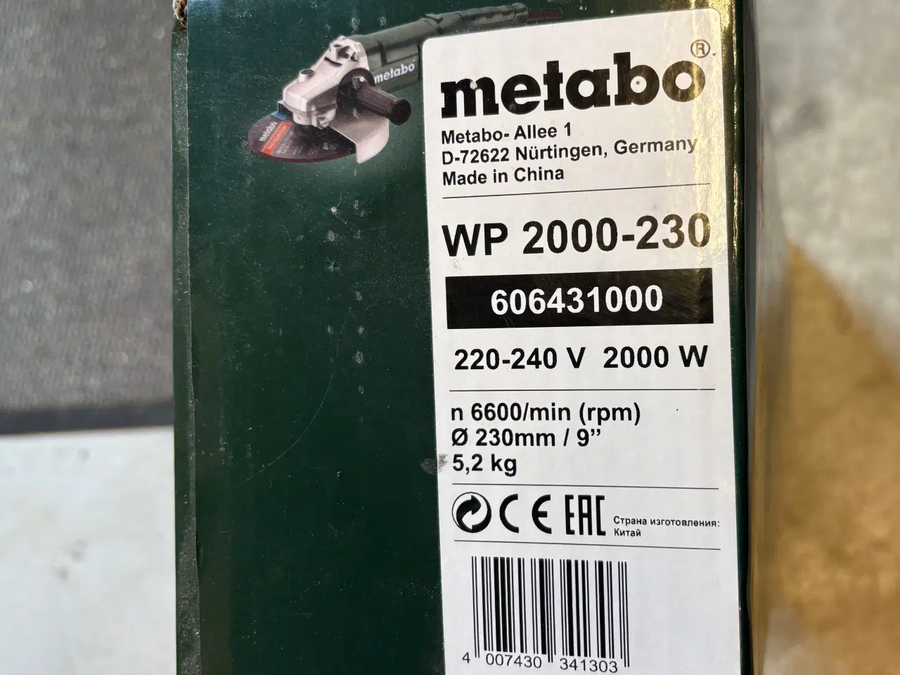 Billede 2 - Makita 230mm Vinkelsliber.