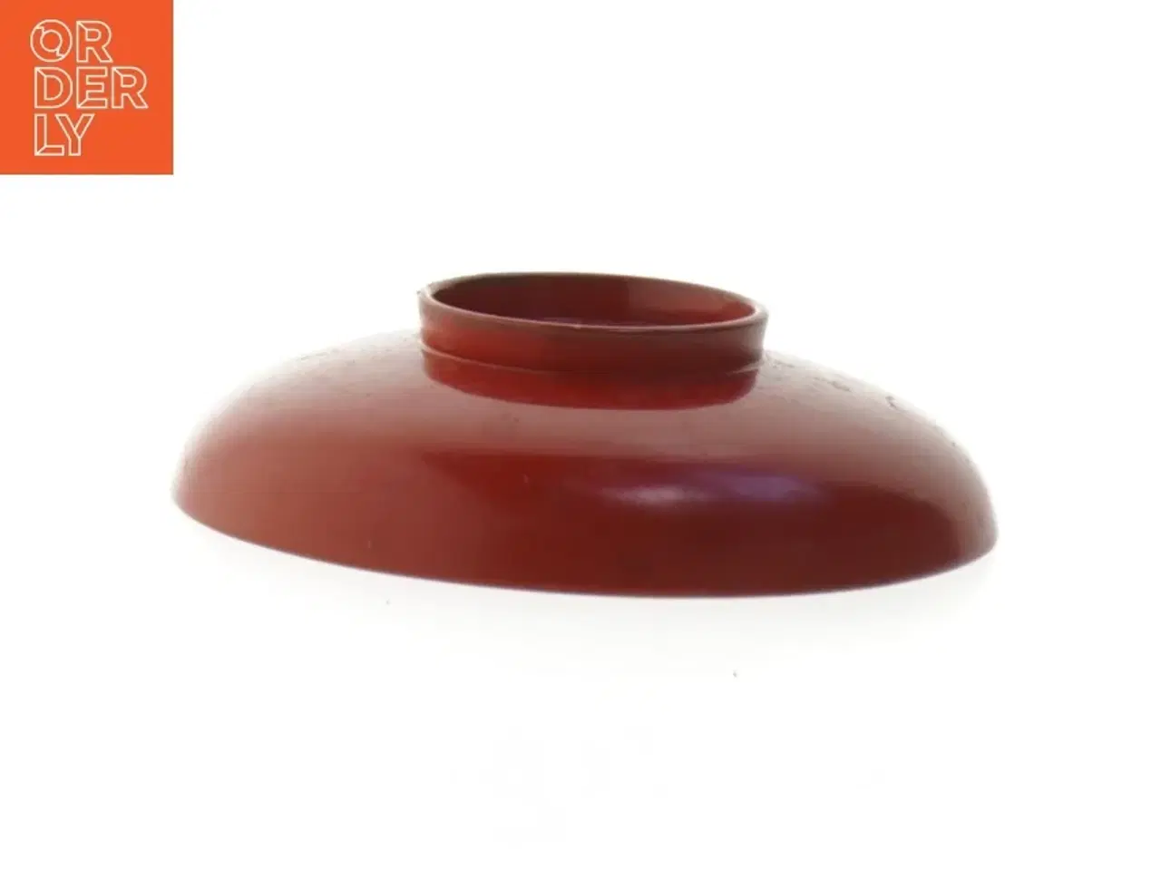 Billede 2 - Rød dekorativ skål kinesisk (str. Ø 12,5 cm)