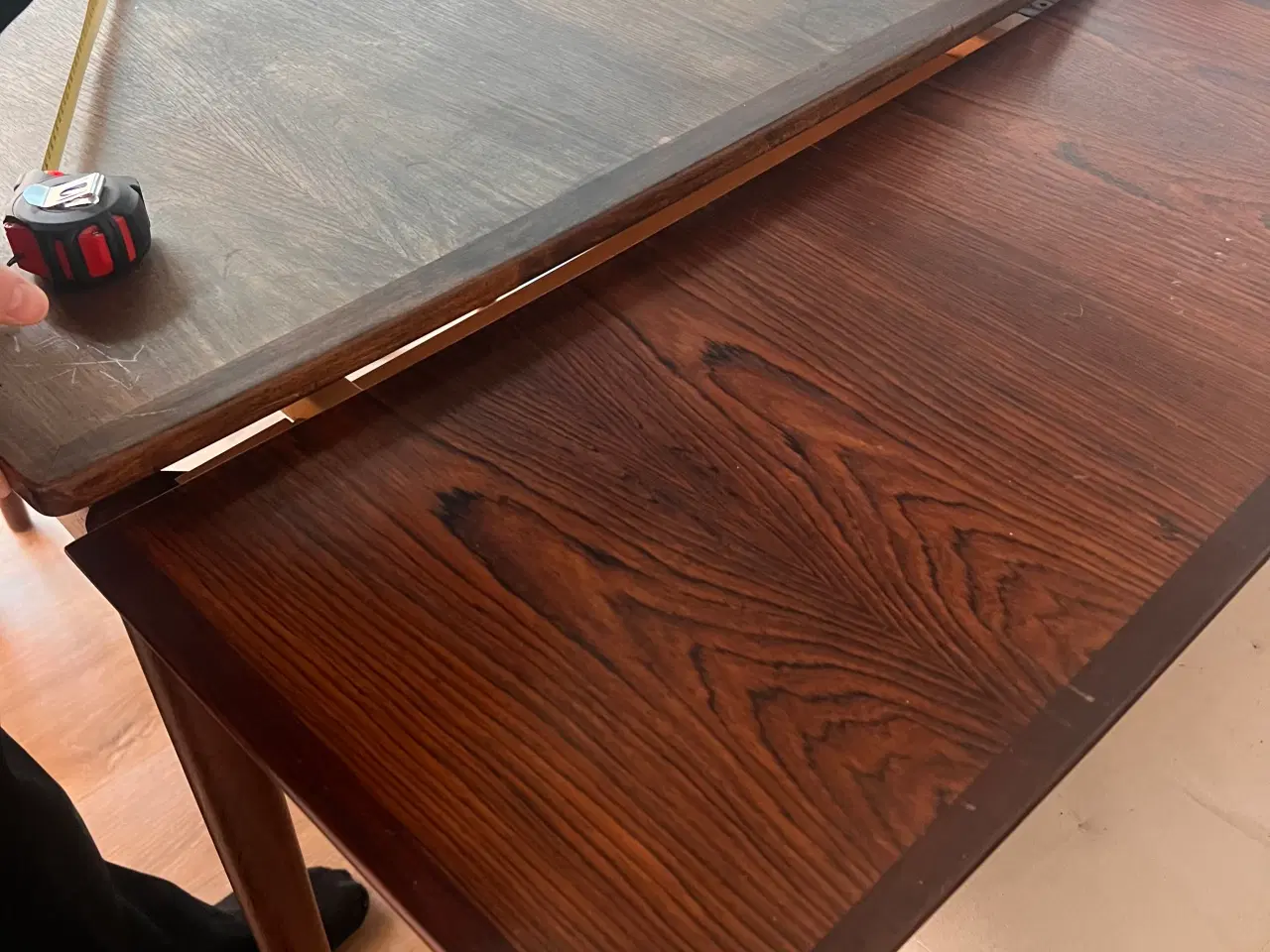 Billede 5 - Palisander spisebord + tillægsplade + 6 stole