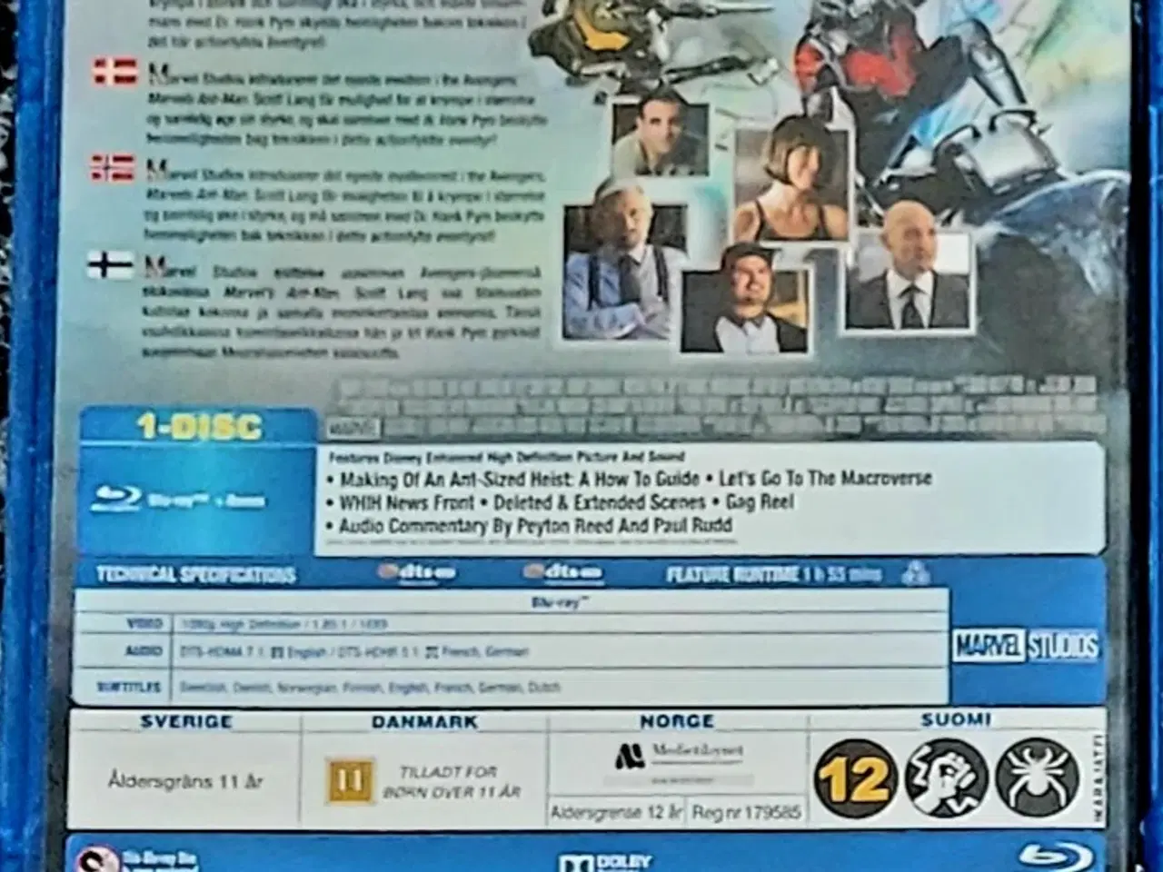 Billede 6 - Blu Ray Marvel film 30 KR. Stk.